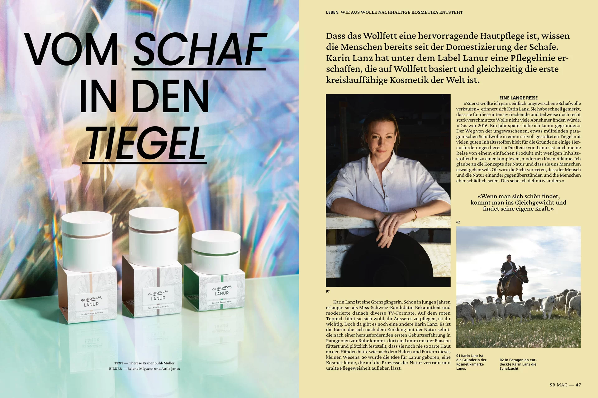 [Translate to English:] Die Schweizer Bauer Magazine Editorial Design