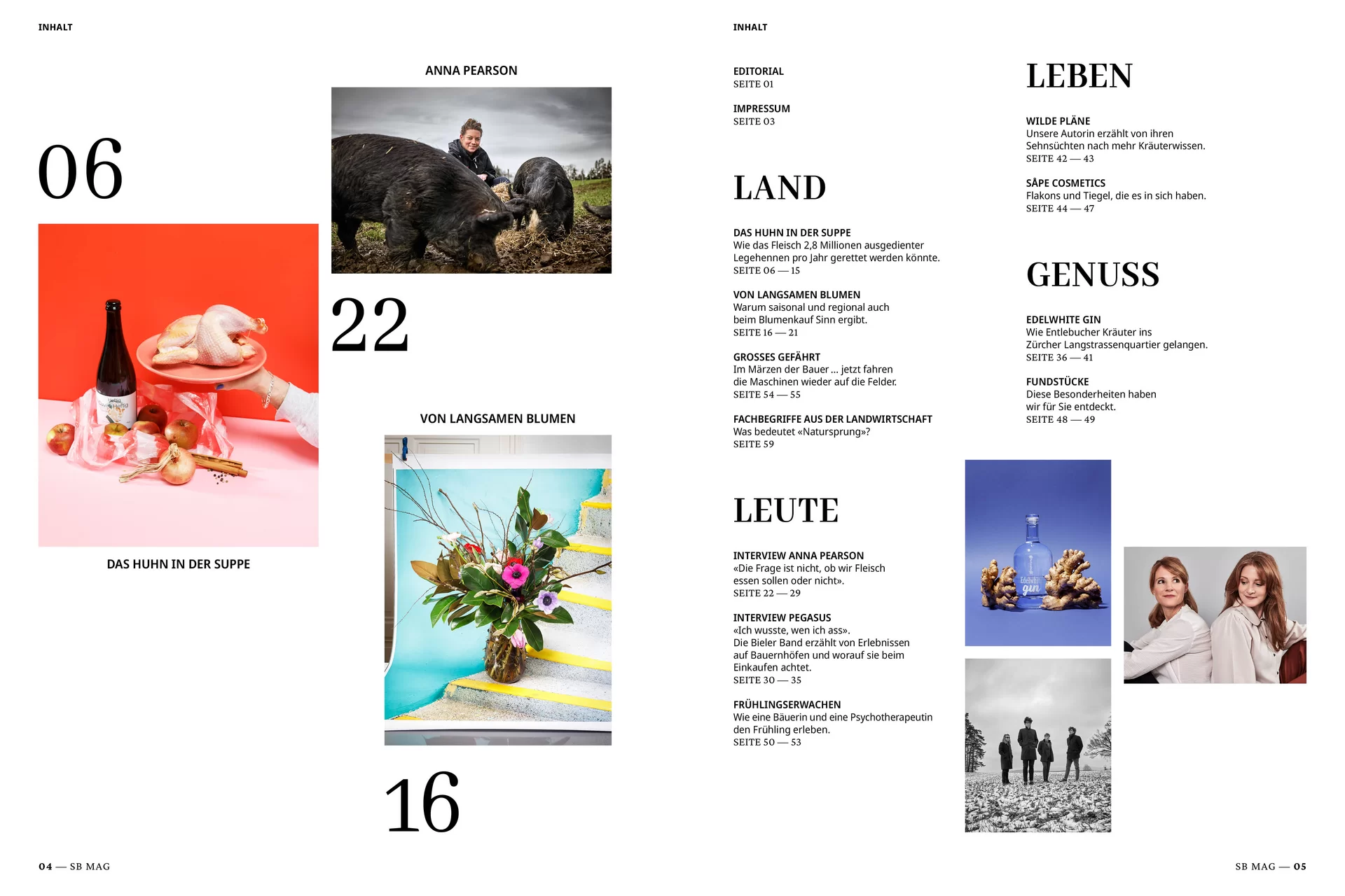 Schweizer Bauer Magazin Landwirtschaft Plakat Mobile Print Webseite Gestaltungskonzept Art Direction Creative Direction Fotografie Illustration Bunt Text Typographie Bildkomposition Essen  