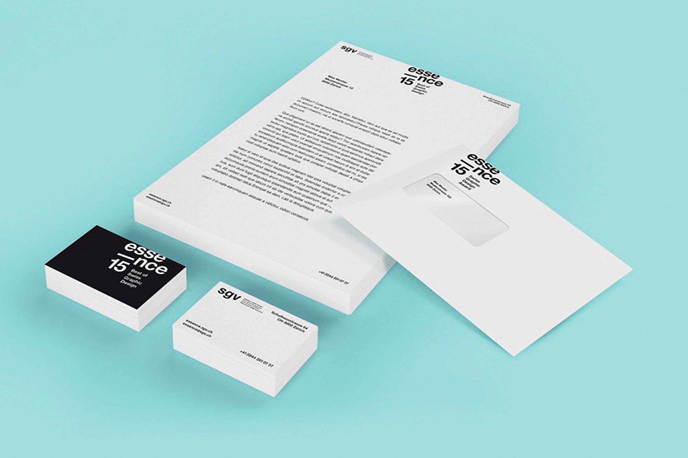 letterhead business cards mockups advertising bern