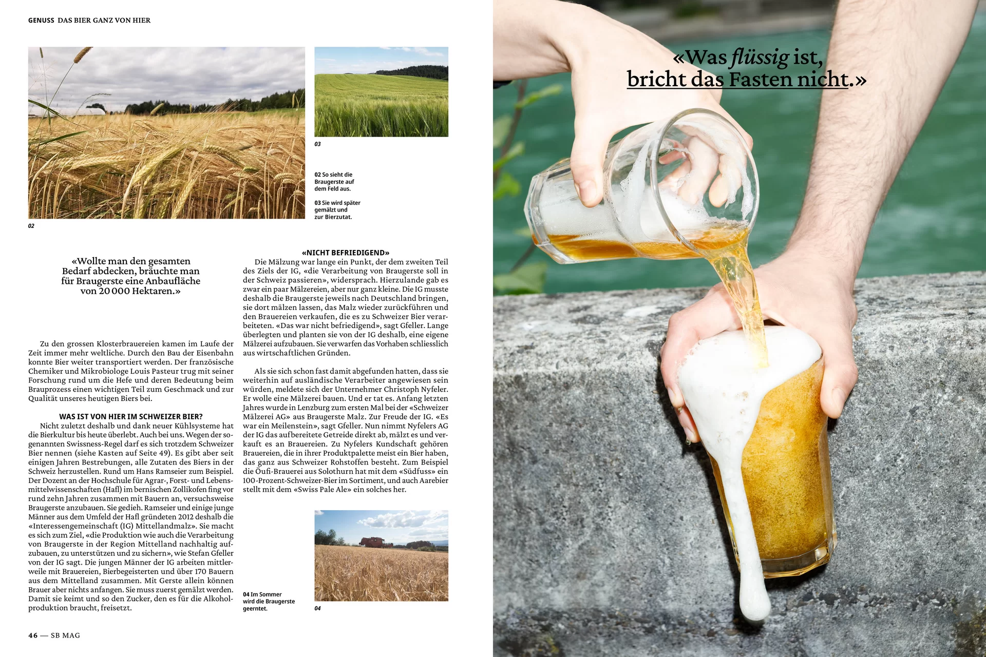 [Translate to English:] Die Schweizer Bauer Magazine Editorial Design