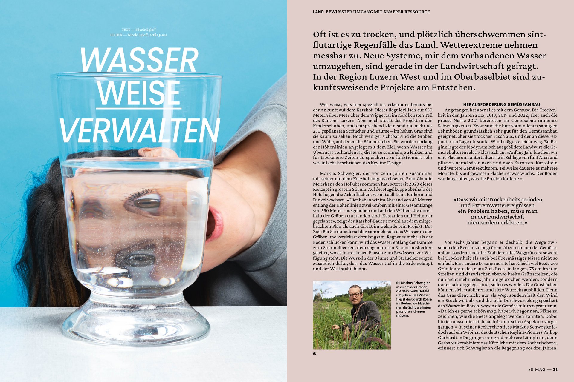 Die Schweizer Bauer Magazine Editorial Design