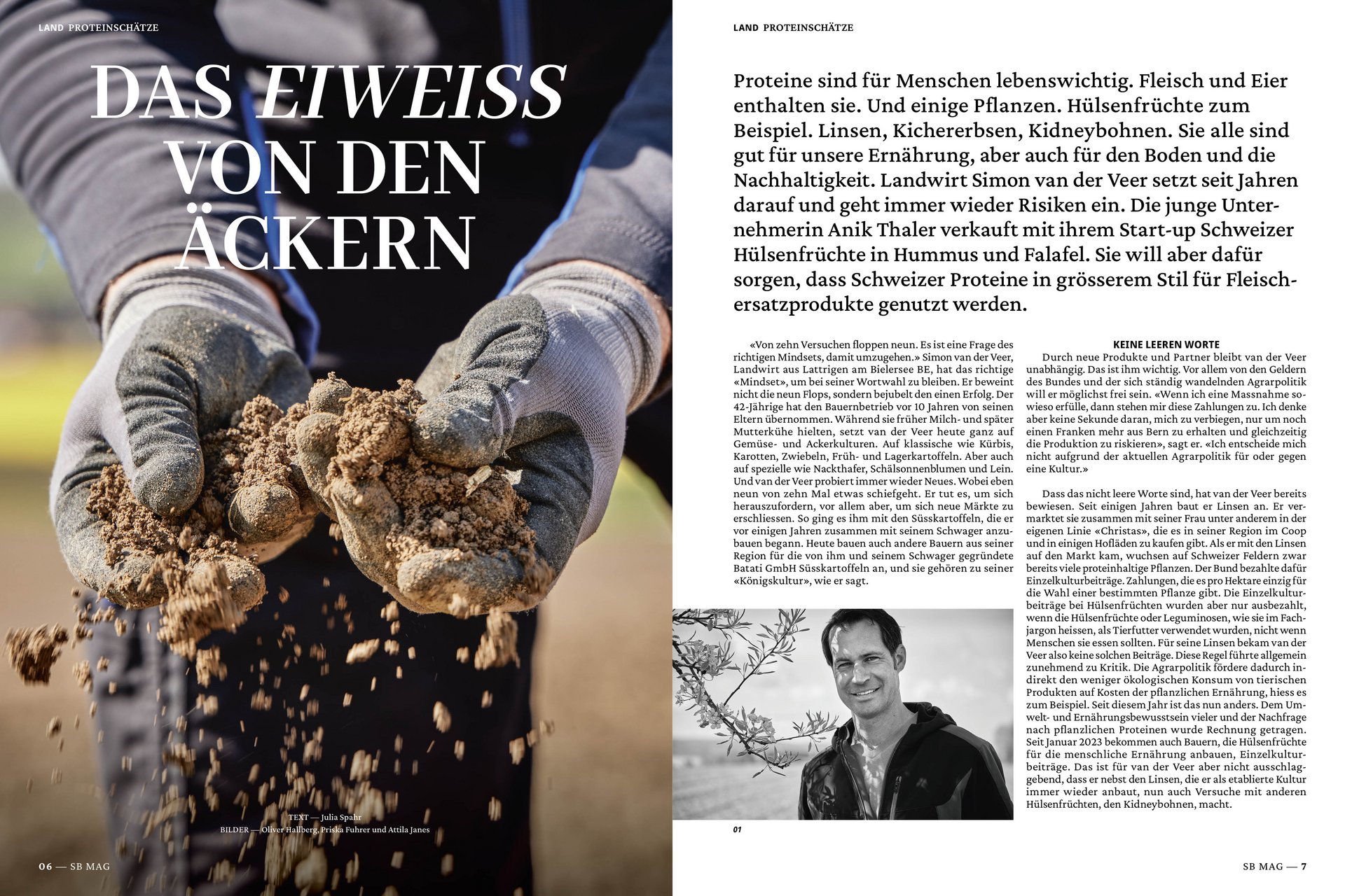 [Translate to English:] Die Schweizer Bauer Magazine Editorial Design