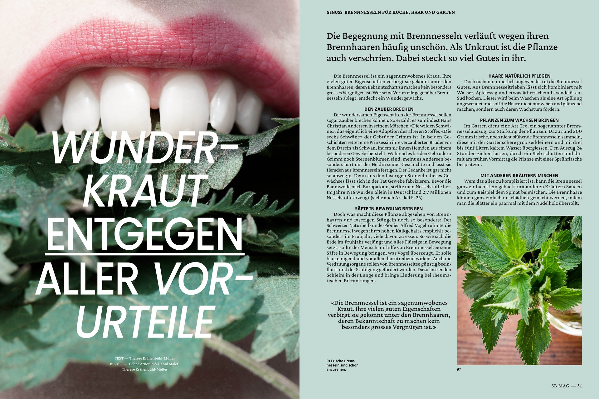 Die Schweizer Bauer Magazine Editorial Design