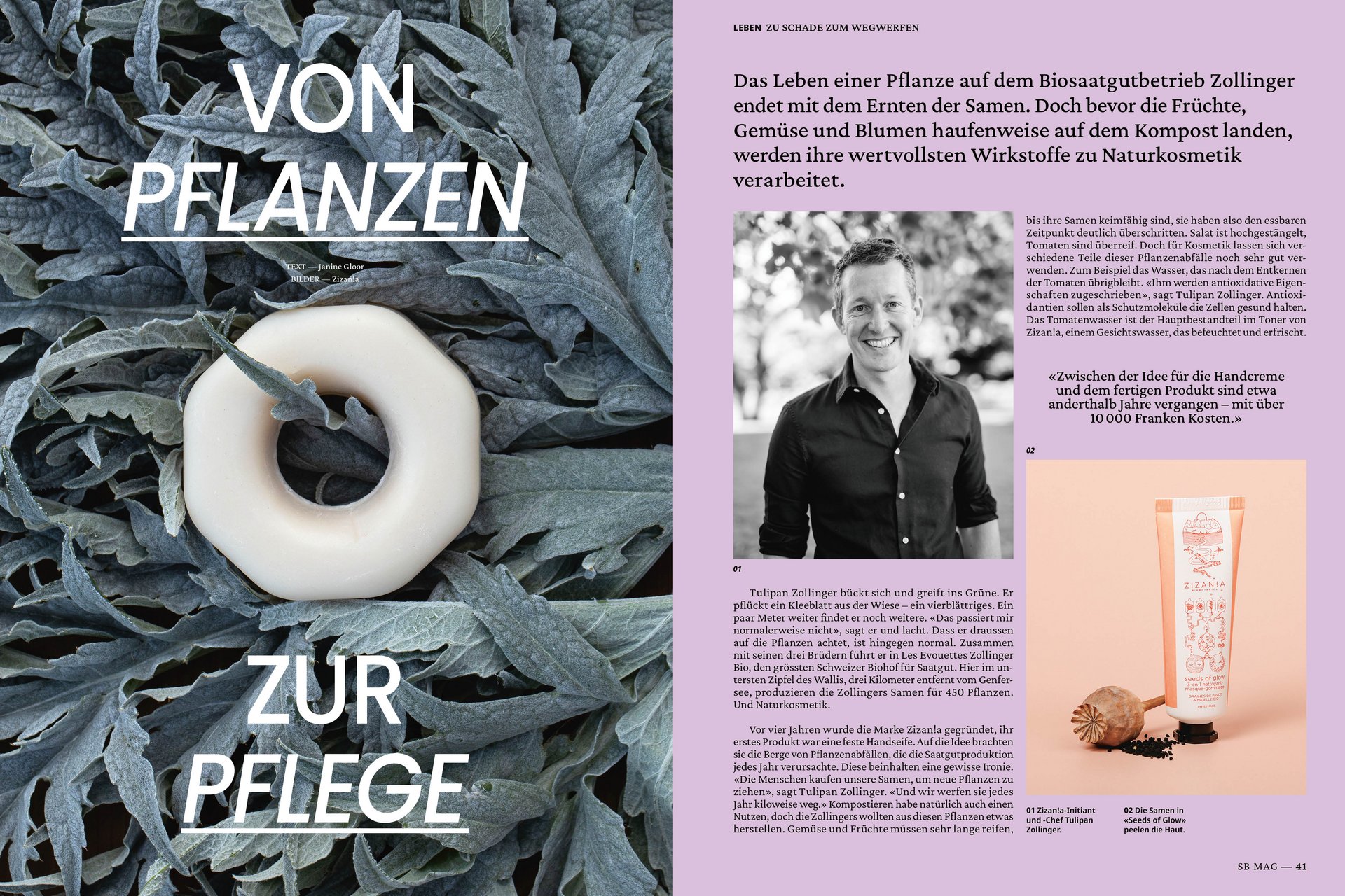 Die Schweizer Bauer Magazine Editorial Design