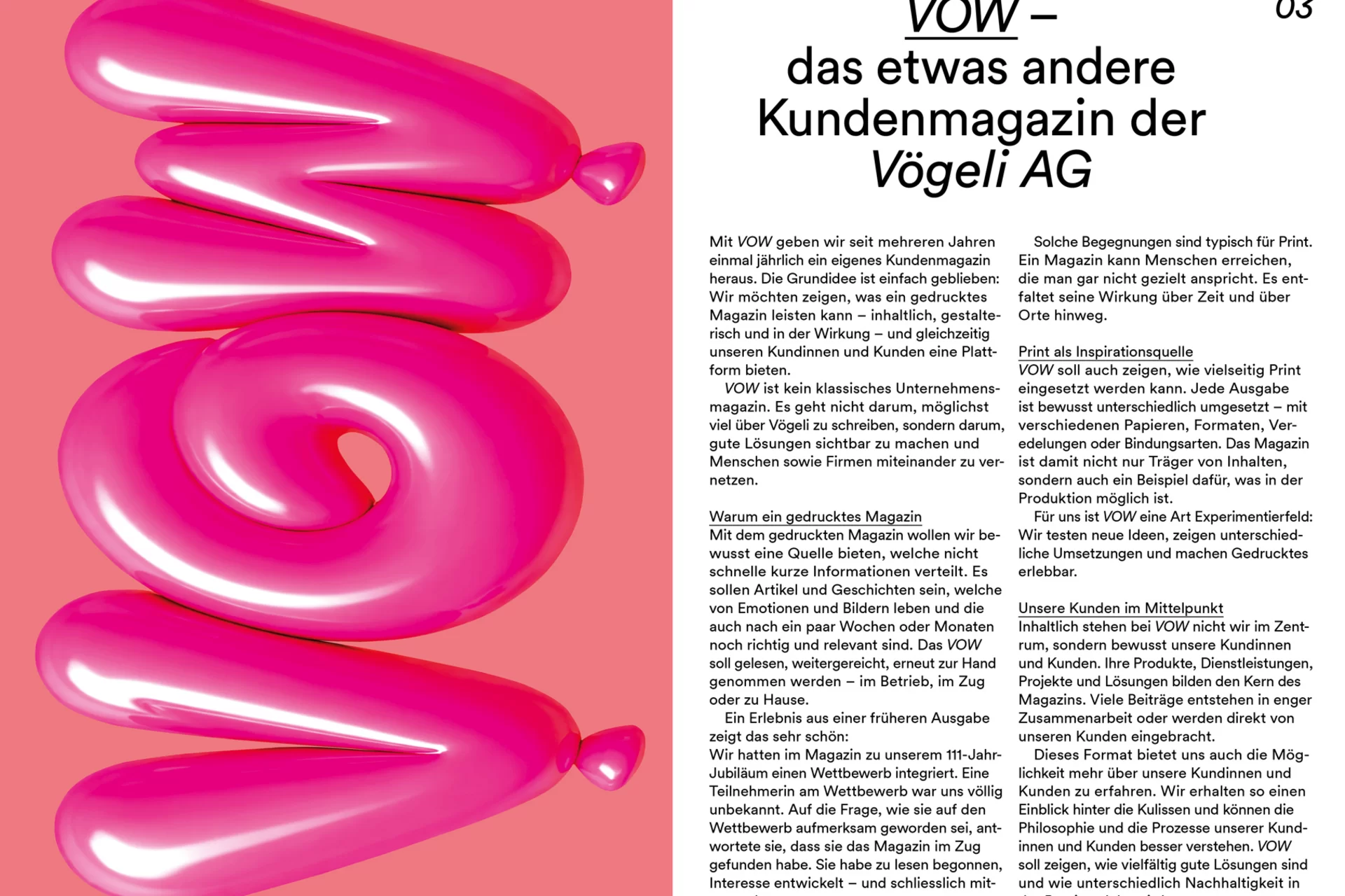 vögeli ag magazin