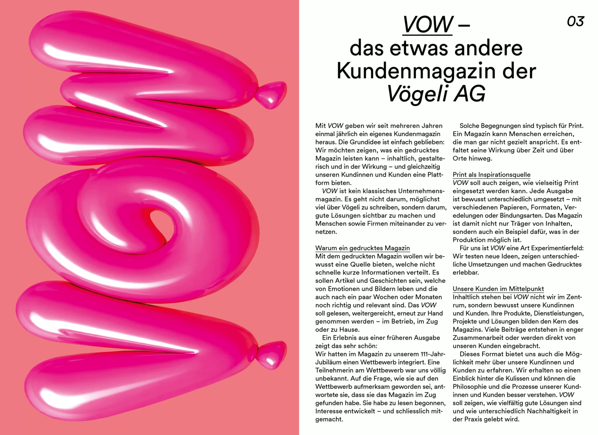 vögeli ag magazin