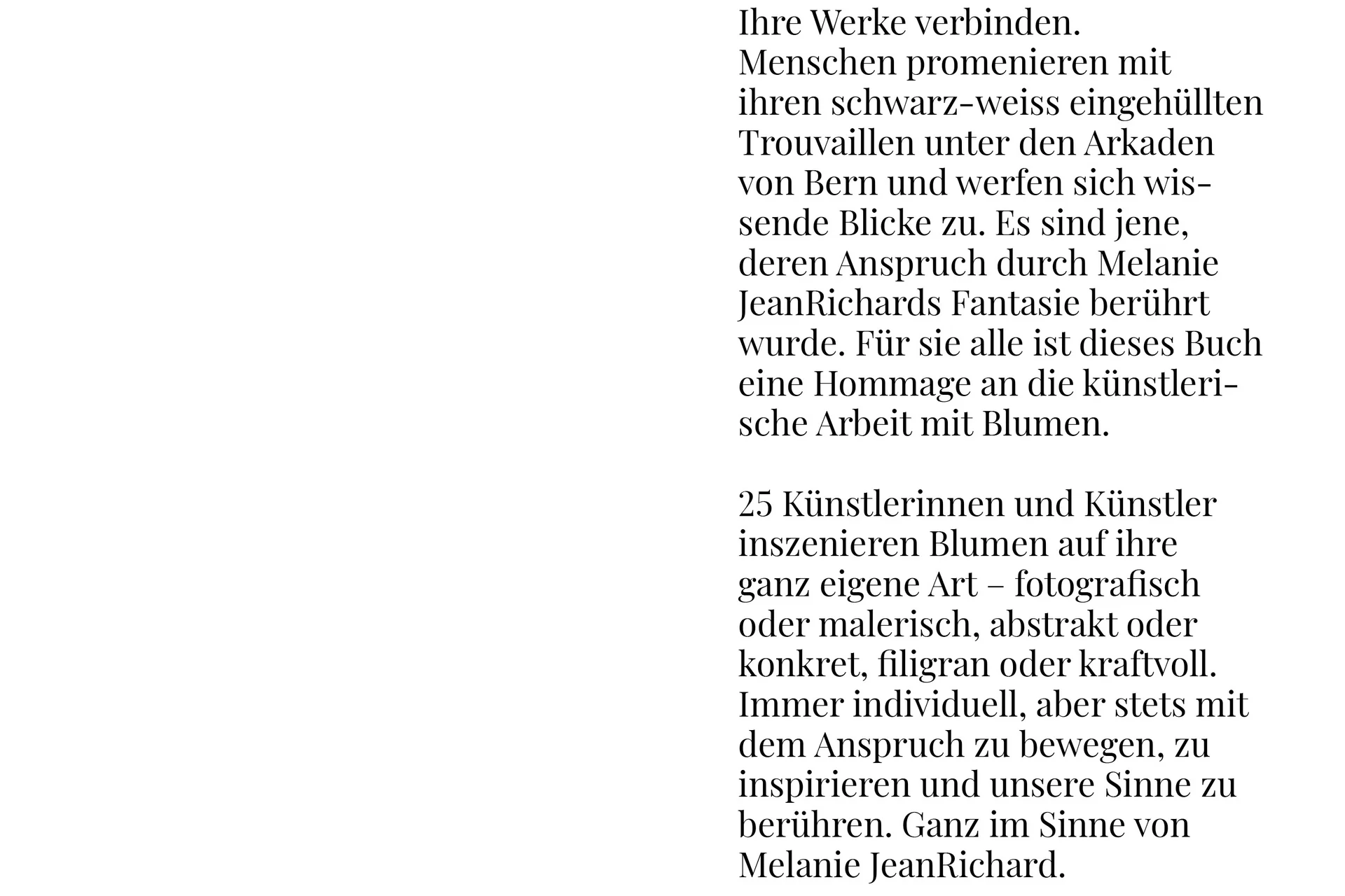 MJR Melanie JeanRichard Blühende Fantasie Mediterran Floristin Blumen Blumenwelt Angepasstes Branding Plakat Cover Print Swiss Grafikdesign Art Direction Creative Direction Fotografie Illustration Bunt Farbig Bildkomposition