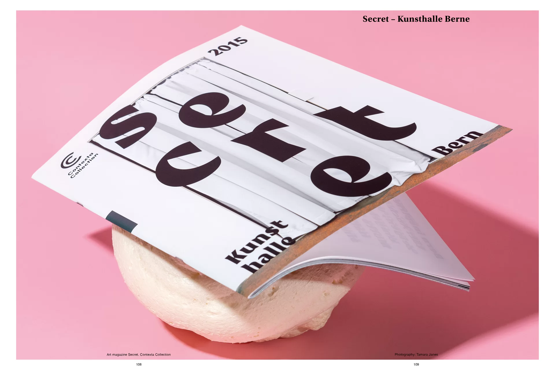 Thom Pfister Buch Inhalt Print Magazin Swiss Grafikdesign Begegnungen Art Direction Creative Direction Fotografie Bunt Rosa Text Typographie Bildkomposition 