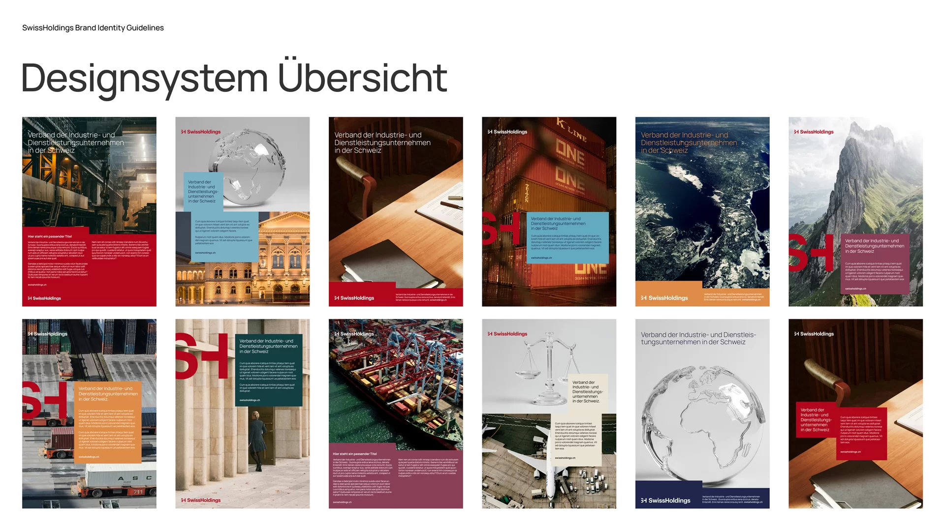 SwissHoldings Branding Advertisement Rebranding Logo Agency Switzerland Website