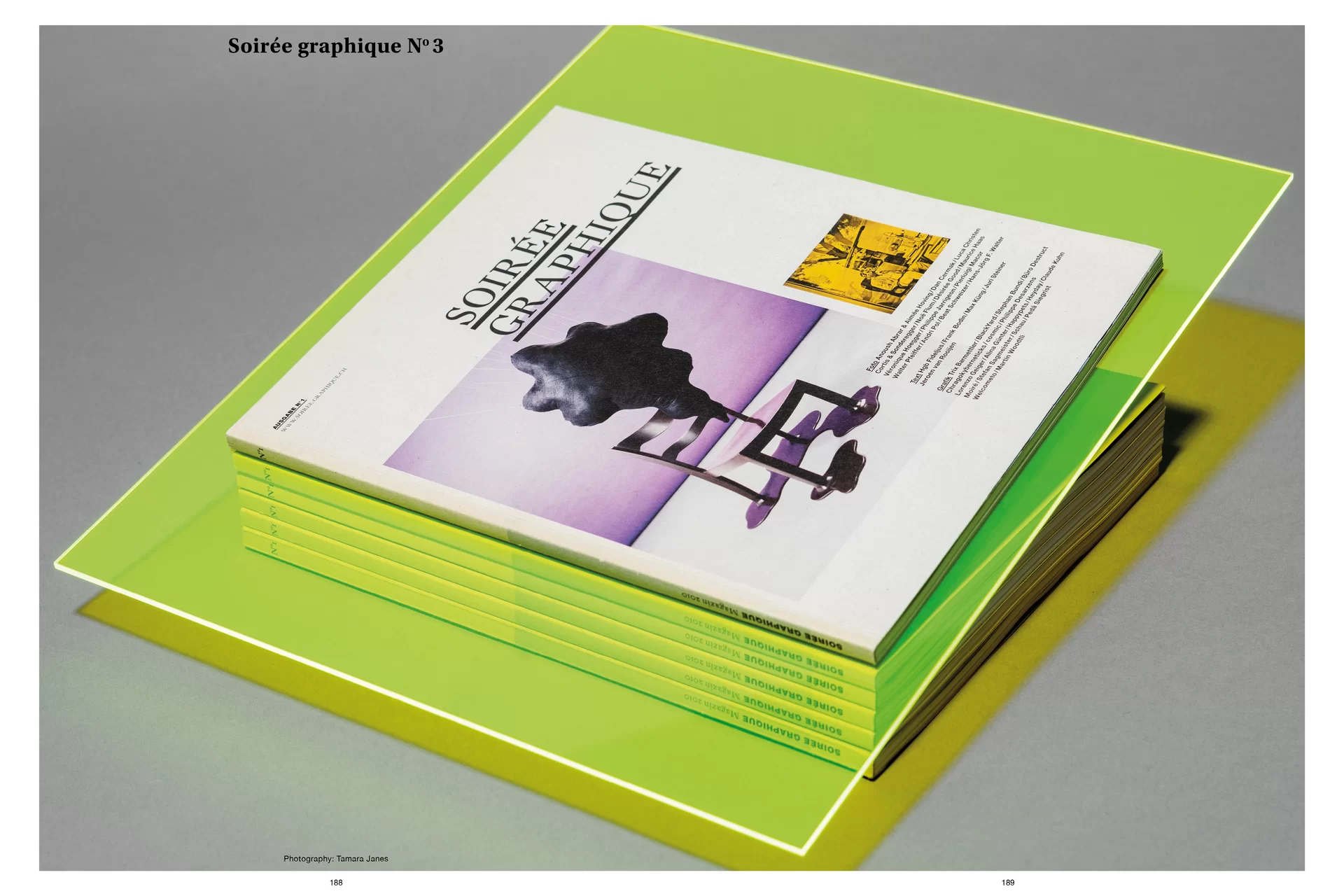 Thom Pfister Buch Inhalt Print Magazine Swiss Grafikdesign Begegnungen Art Direction Creative Direction Fotografie Bunt Rosa Text Typographie Bildkomposition 