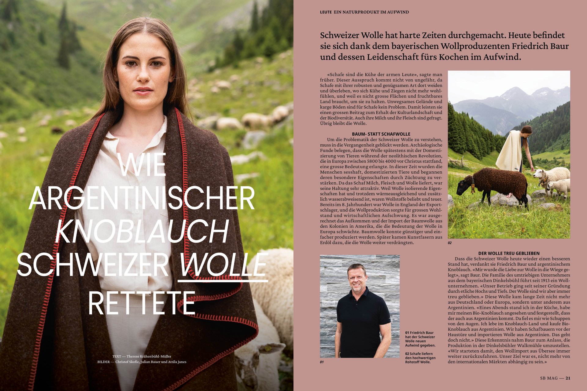 Die Schweizer Bauer Magazine Editorial Design