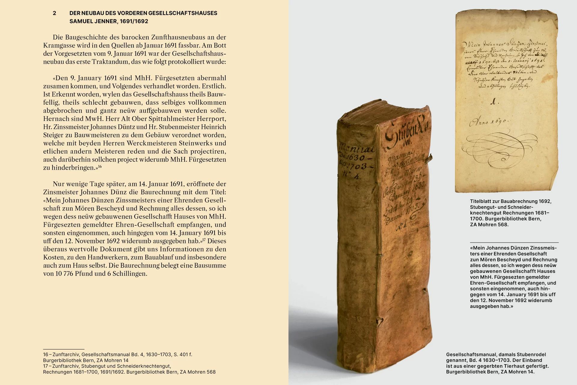 Das Zunfthaus Buch Bern Design