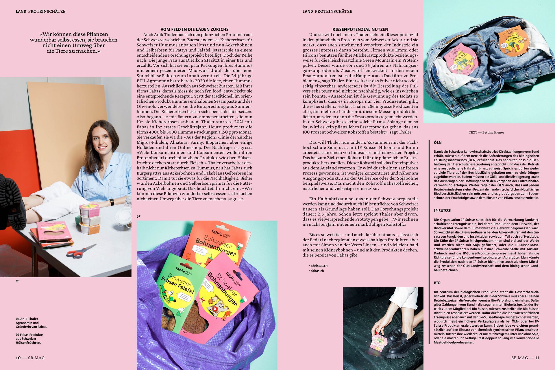 [Translate to English:] Die Schweizer Bauer Magazine Editorial Design