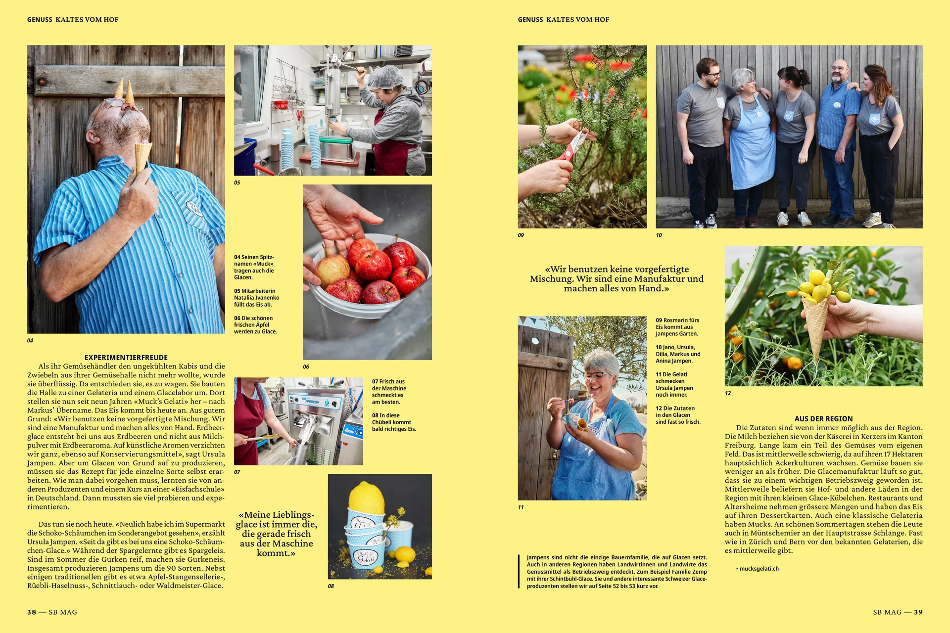 [Translate to English:] Die Schweizer Bauer Magazine Editorial Design