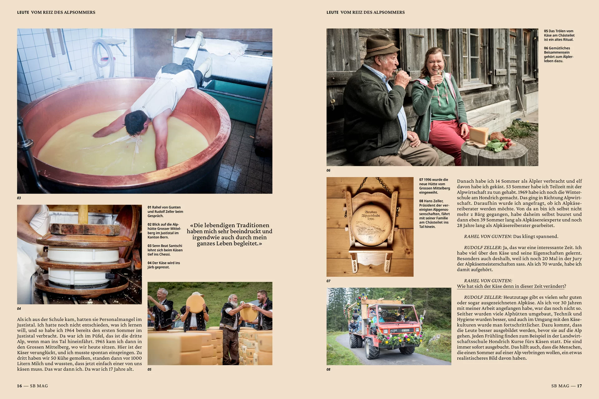[Translate to English:] Die Schweizer Bauer Magazine Editorial Design