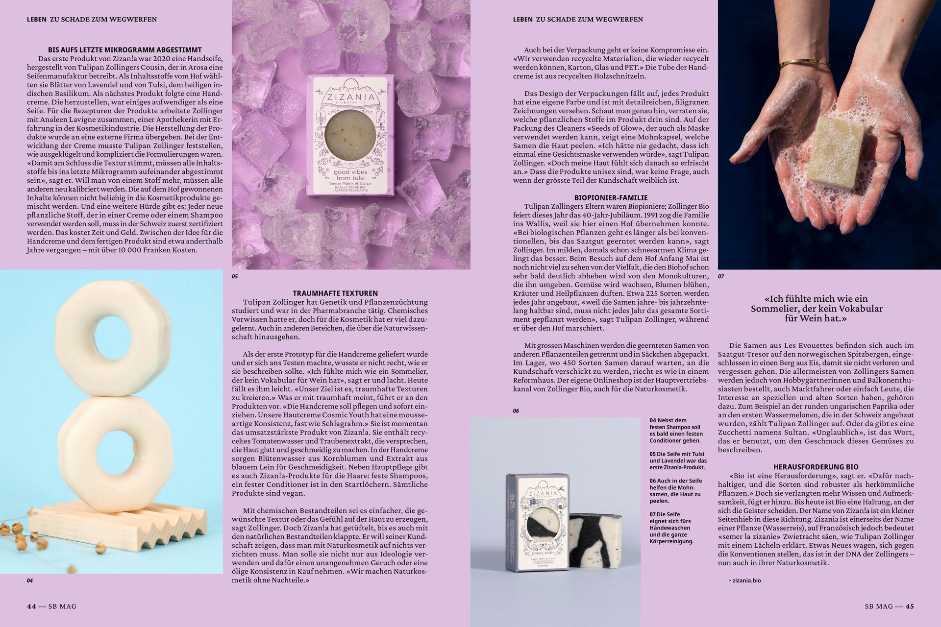 Die Schweizer Bauer Magazine Editorial Design