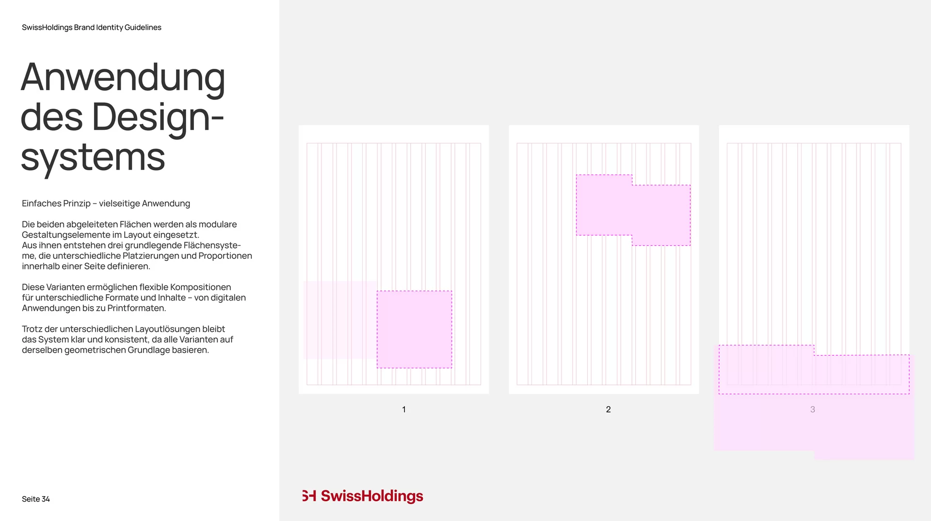 SwissHoldings Branding Advertisement Rebranding Logo Agency Switzerland Website
