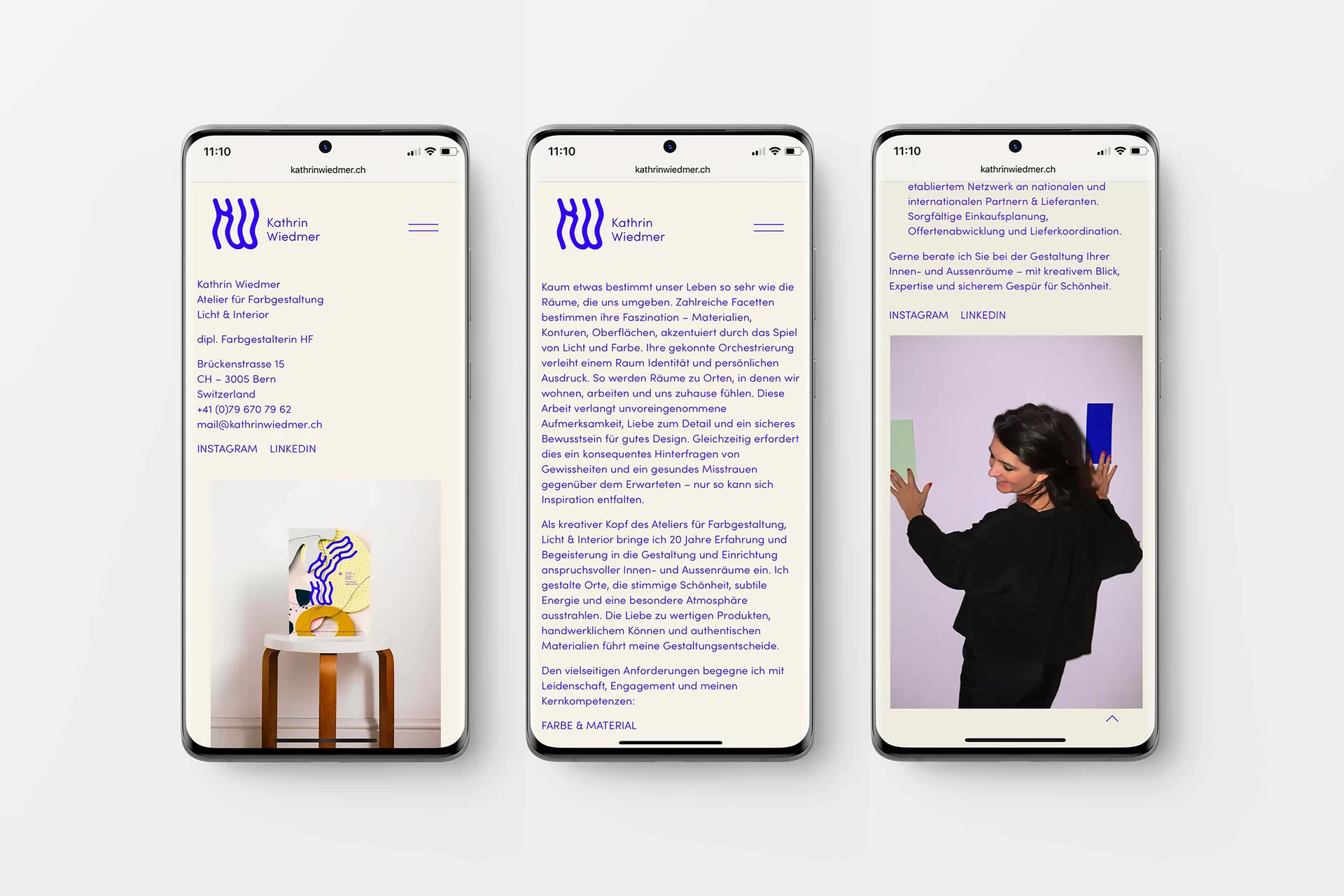 [Translate to English:] Kathrin Wiedmer Branding