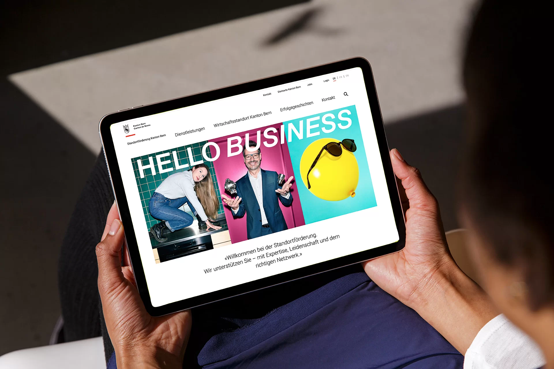 [Translate to English:] Hello Business