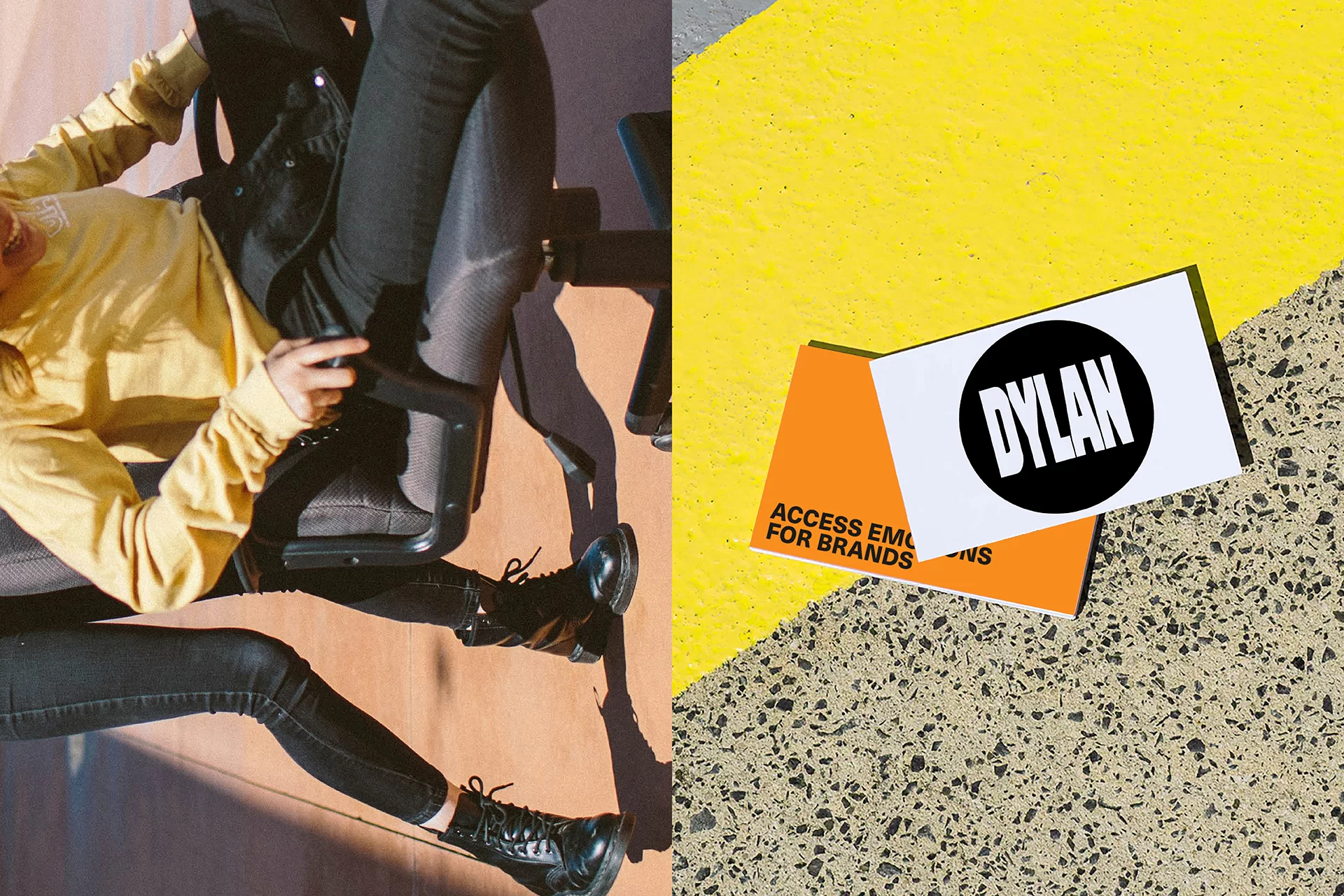 [Translate to English:] Dylan branding grafik design