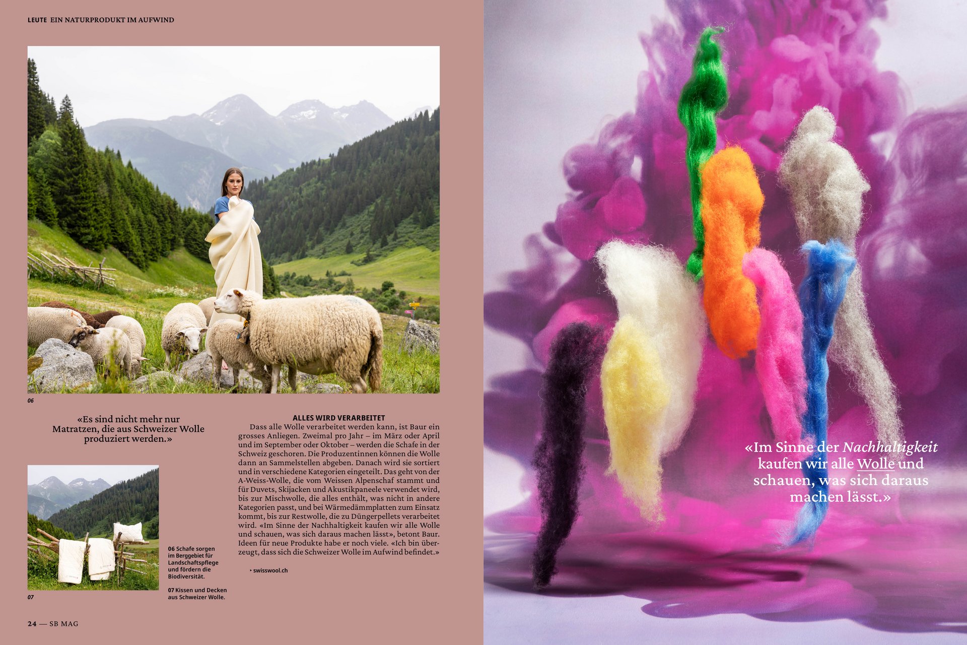 Die Schweizer Bauer Magazine Editorial Design