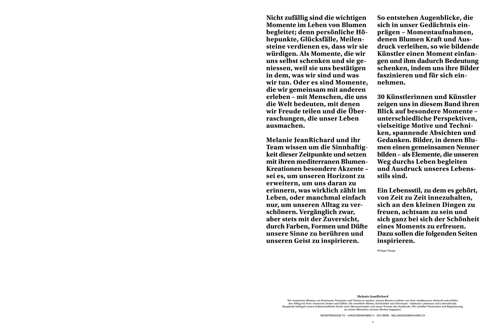 MJR Melanie JeanRichard Way of living Mediterran Floristin Blumen Blumenwelt Magazin Grossformat Kunstmagazin Kunstprojekt Inhalt Titelblatt Cover Print Swiss Grafikdesign Art Direction Creative Direction Fotografie Illustration Bunt Farbig Bildkomposition Text