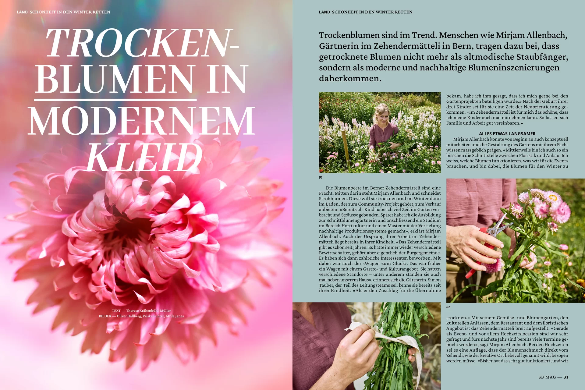[Translate to English:] Die Schweizer Bauer Magazine Editorial Design