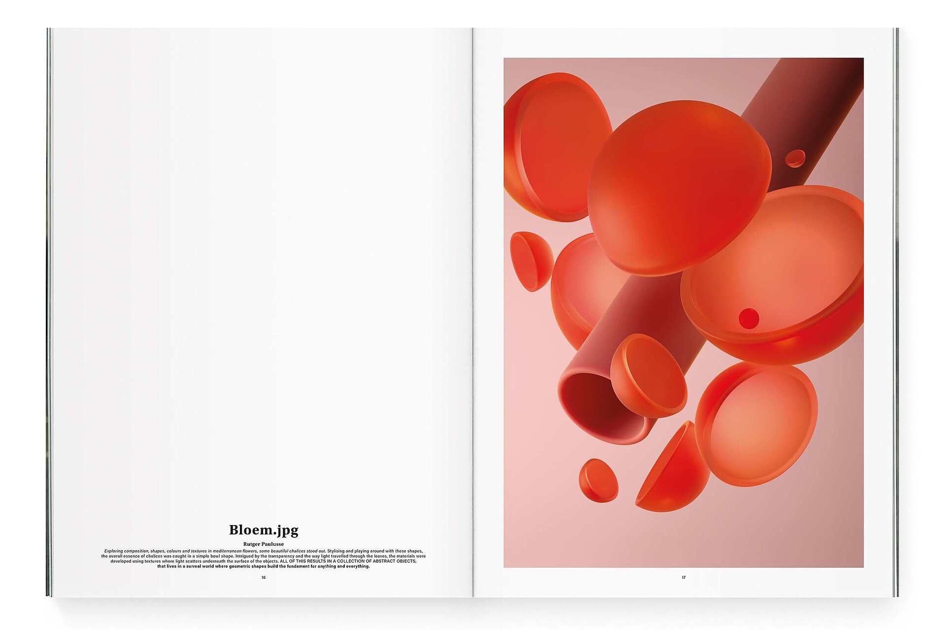 mjr magazine pages with red blood cells design bern