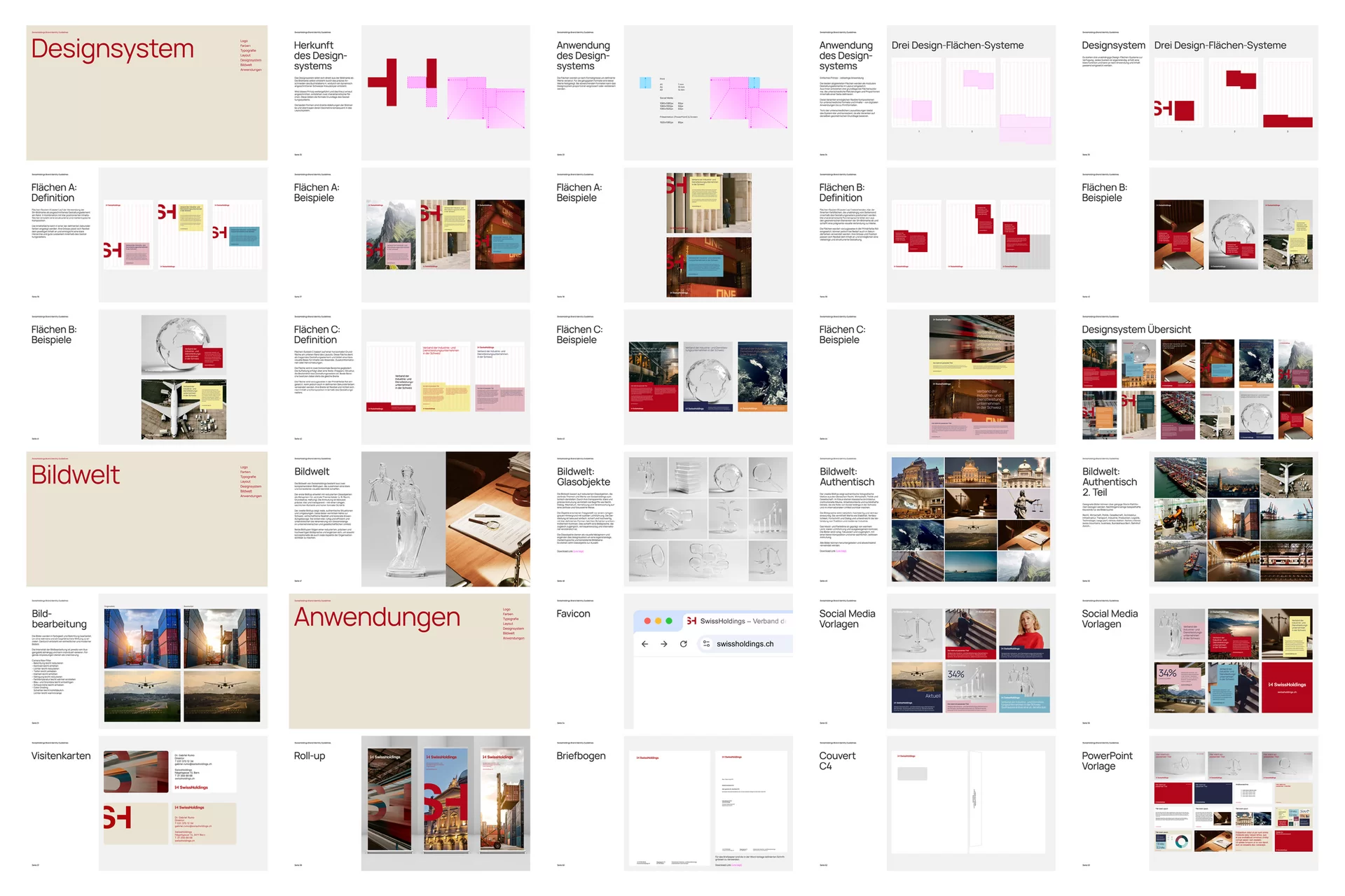 SwissHoldings Branding Advertisement Rebranding Logo Agency Switzerland Website