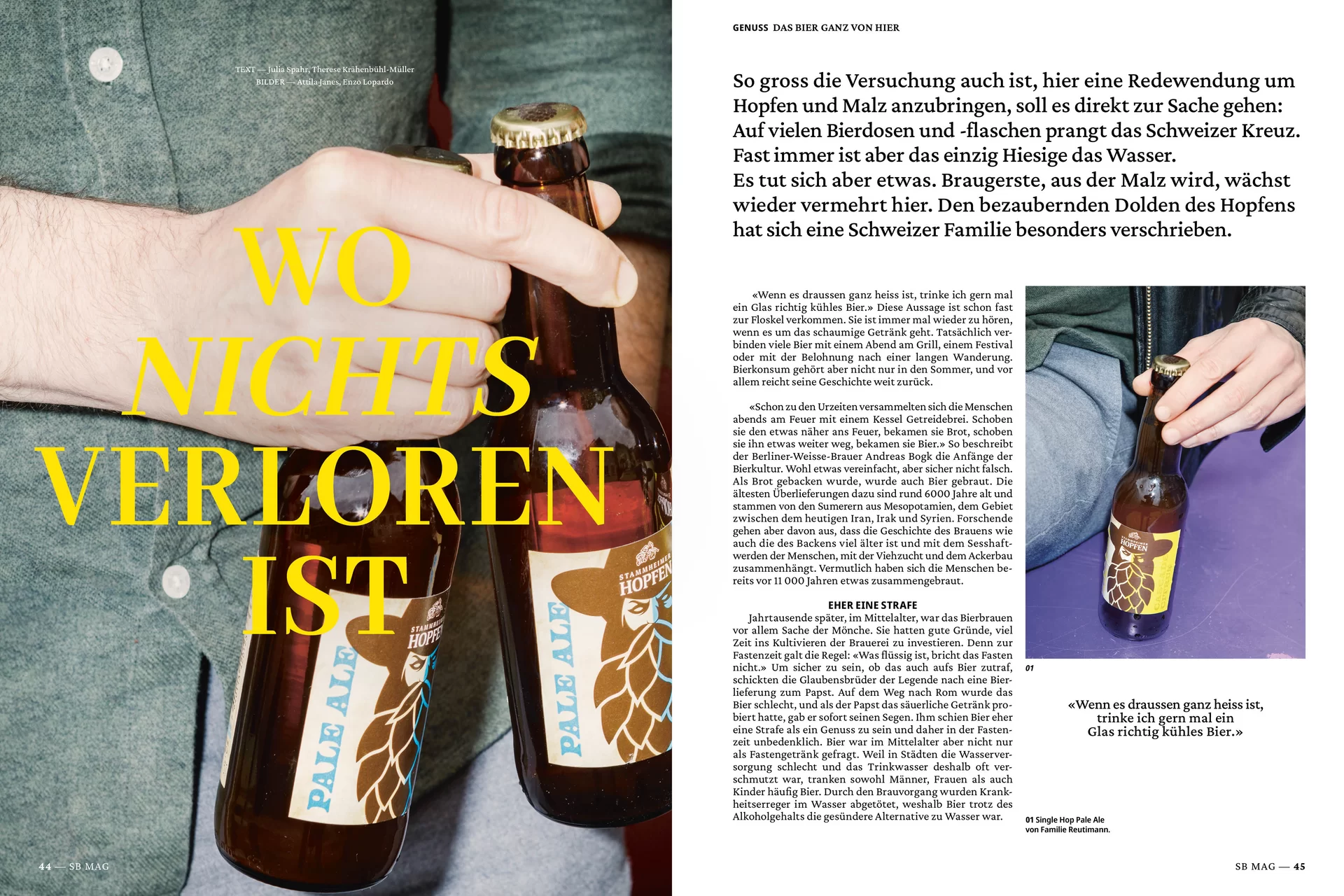 [Translate to English:] Die Schweizer Bauer Magazine Editorial Design