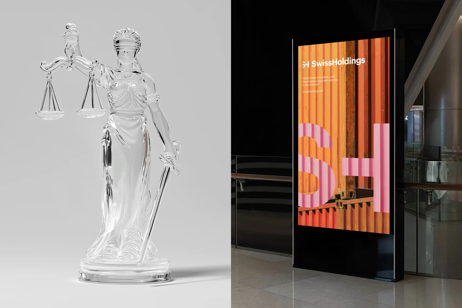 SwissHoldings Branding Advertisement Rebranding Logo Agency Switzerland Website
