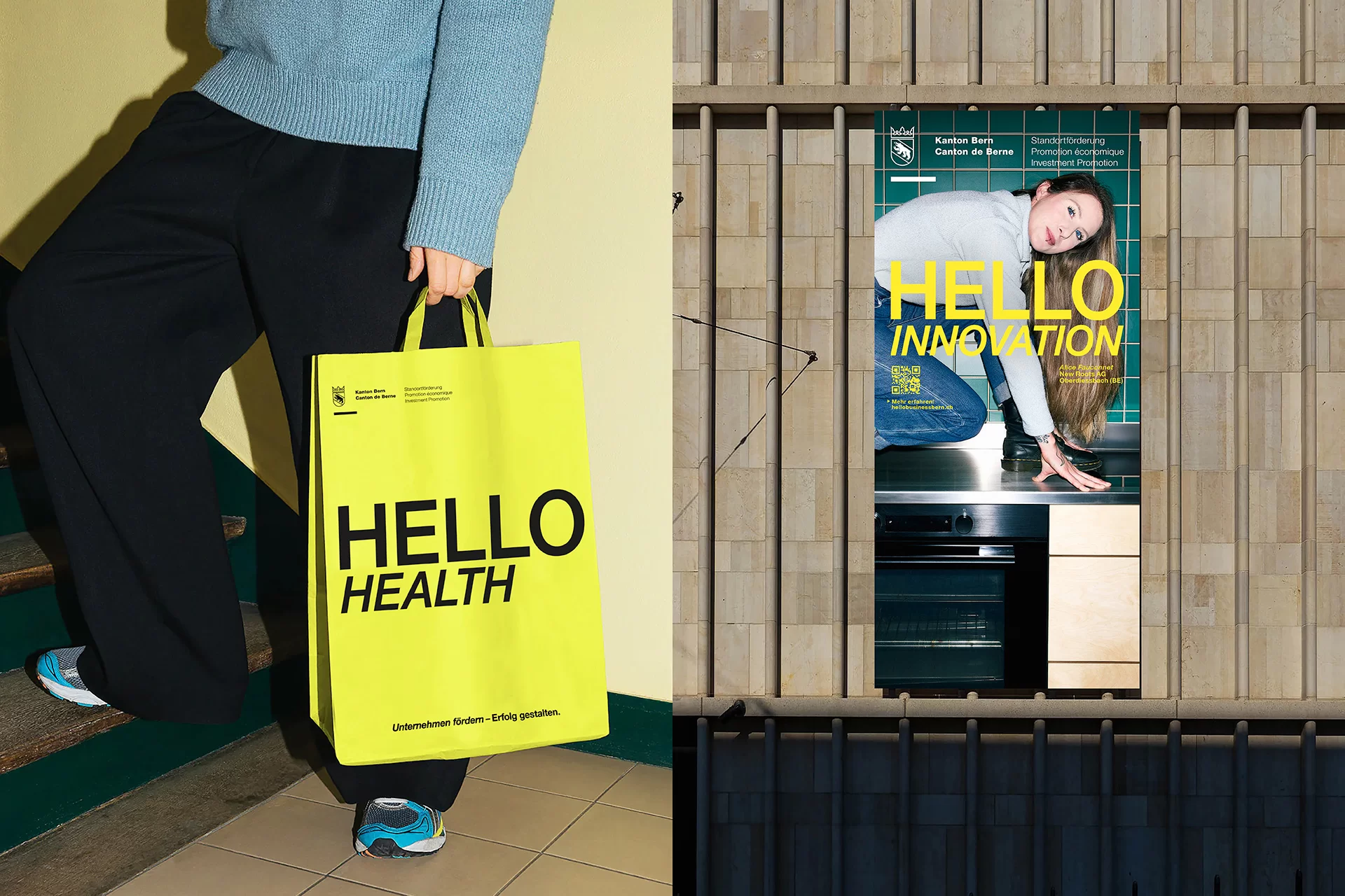 [Translate to English:] «HELLO BUSINESS» – Imagekampagne
