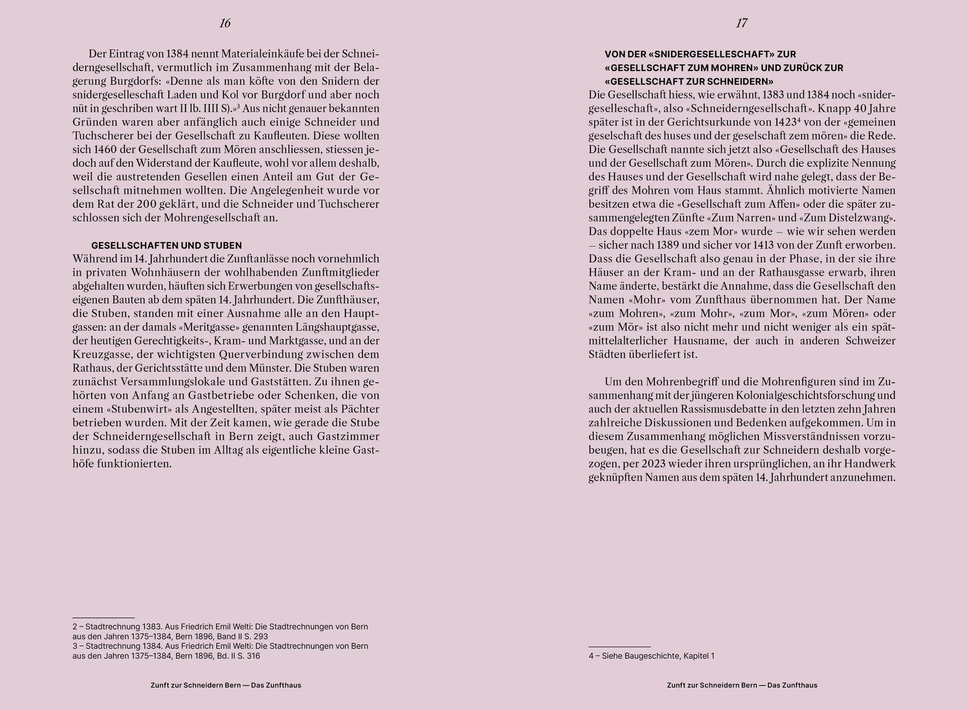 Das Zunfthaus Buch Bern Design