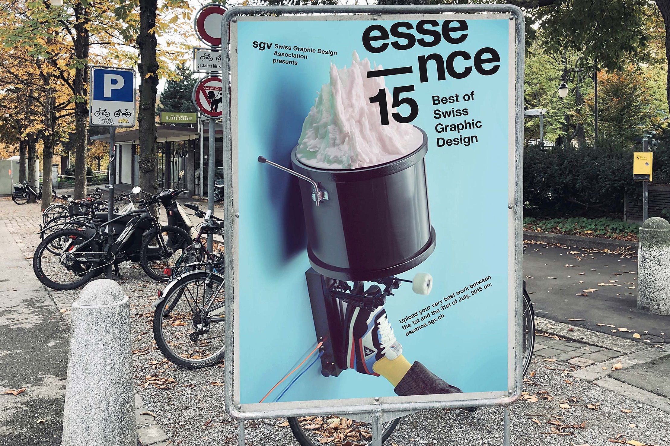 poster mockup advertising bern