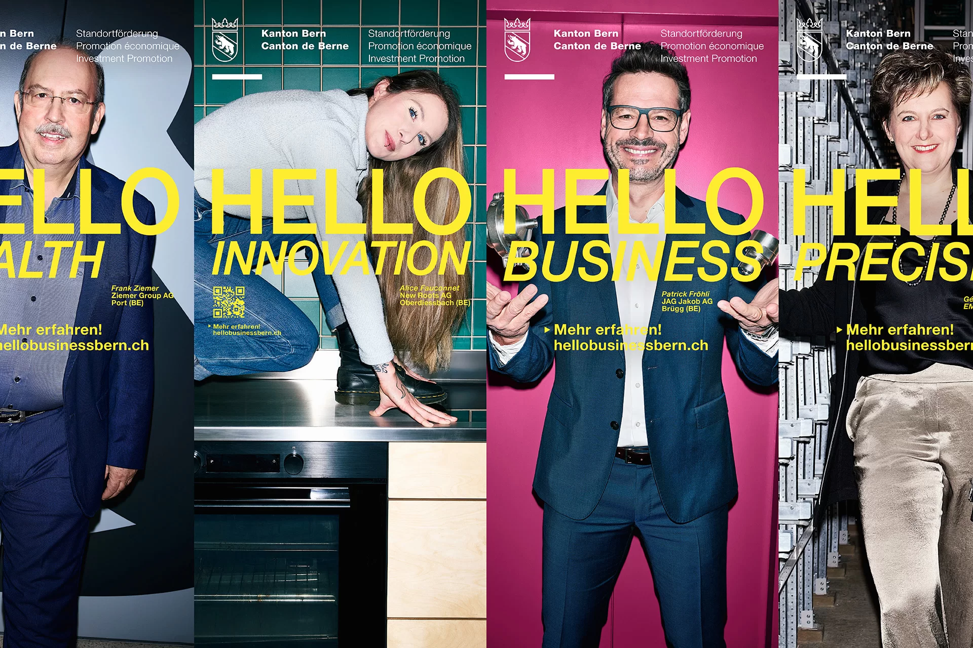 [Translate to English:] «HELLO BUSINESS» – Imagekampagne
