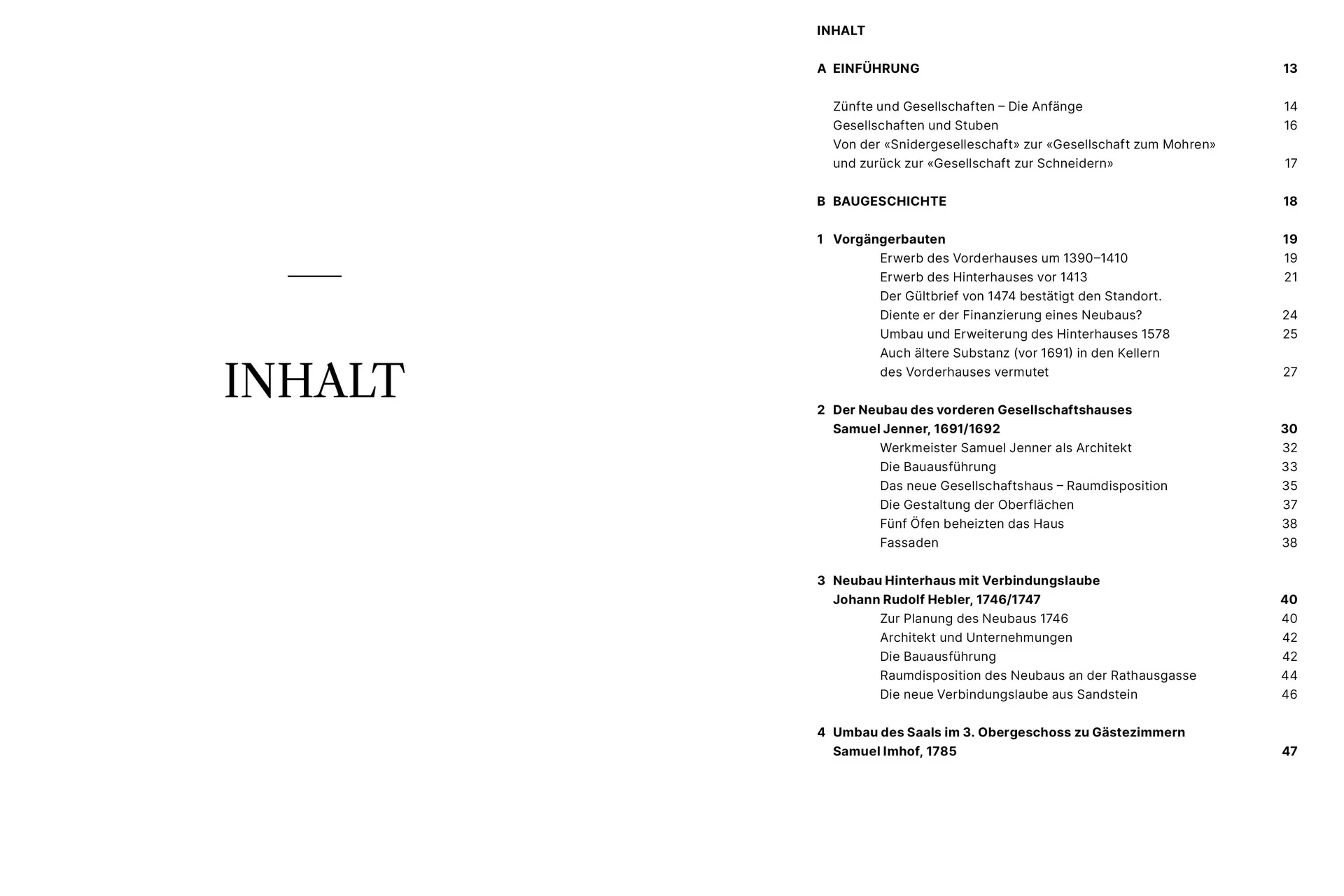 Das Zunfthaus Buch Bern Design