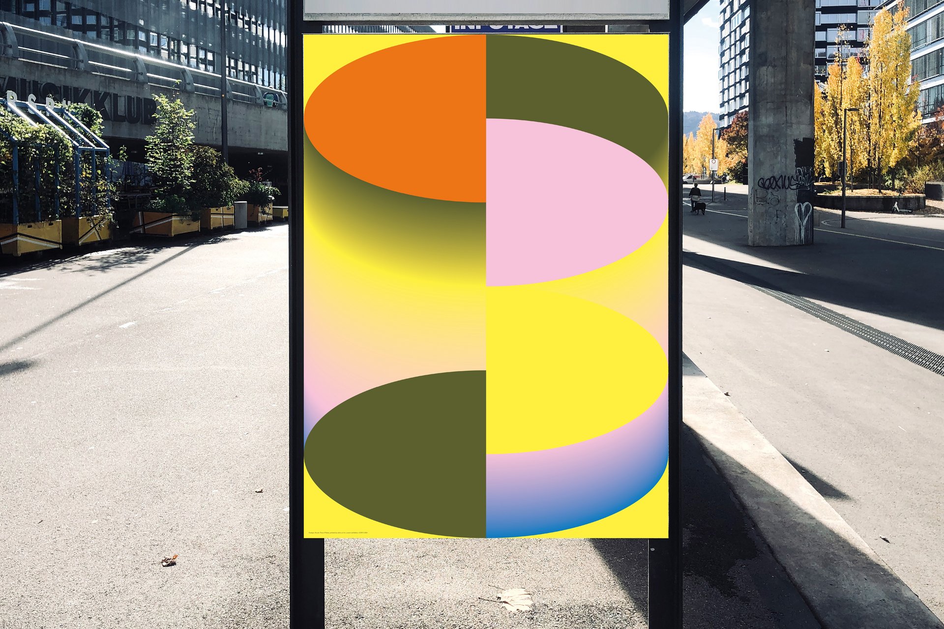 60 Jahre Uldry Plakat Sammlung Design Swiss Grafikdesign Art Direction Creative Direction Bunt, Gelb Blau Rosa Orange 