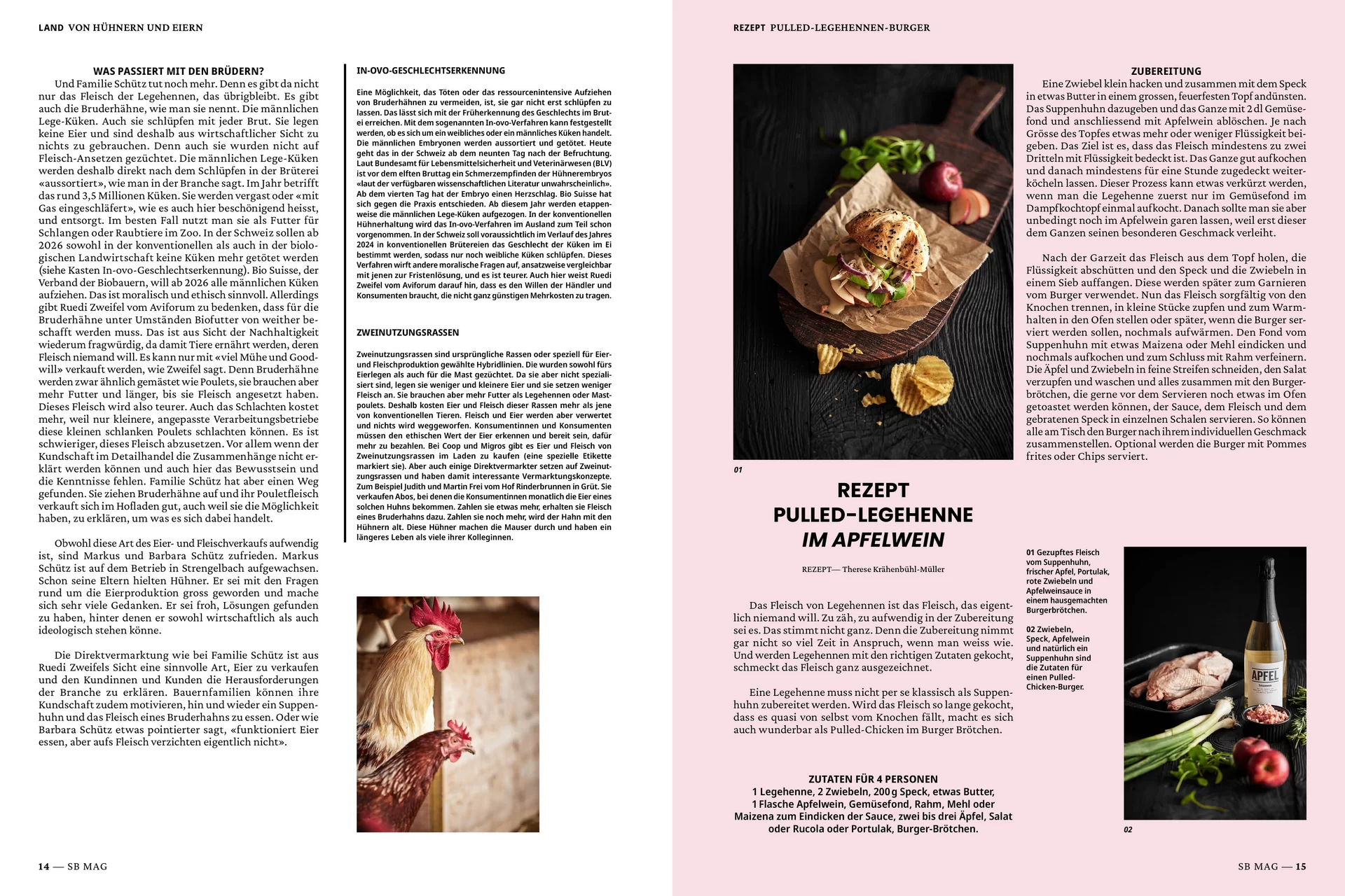 [Translate to English:] Schweizer Bauer Magazin Landwirtschaft Plakat Mobile Print Webseite Gestaltungskonzept Art Direction Creative Direction Fotografie Illustration Bunt Text Typographie Bildkomposition Essen  