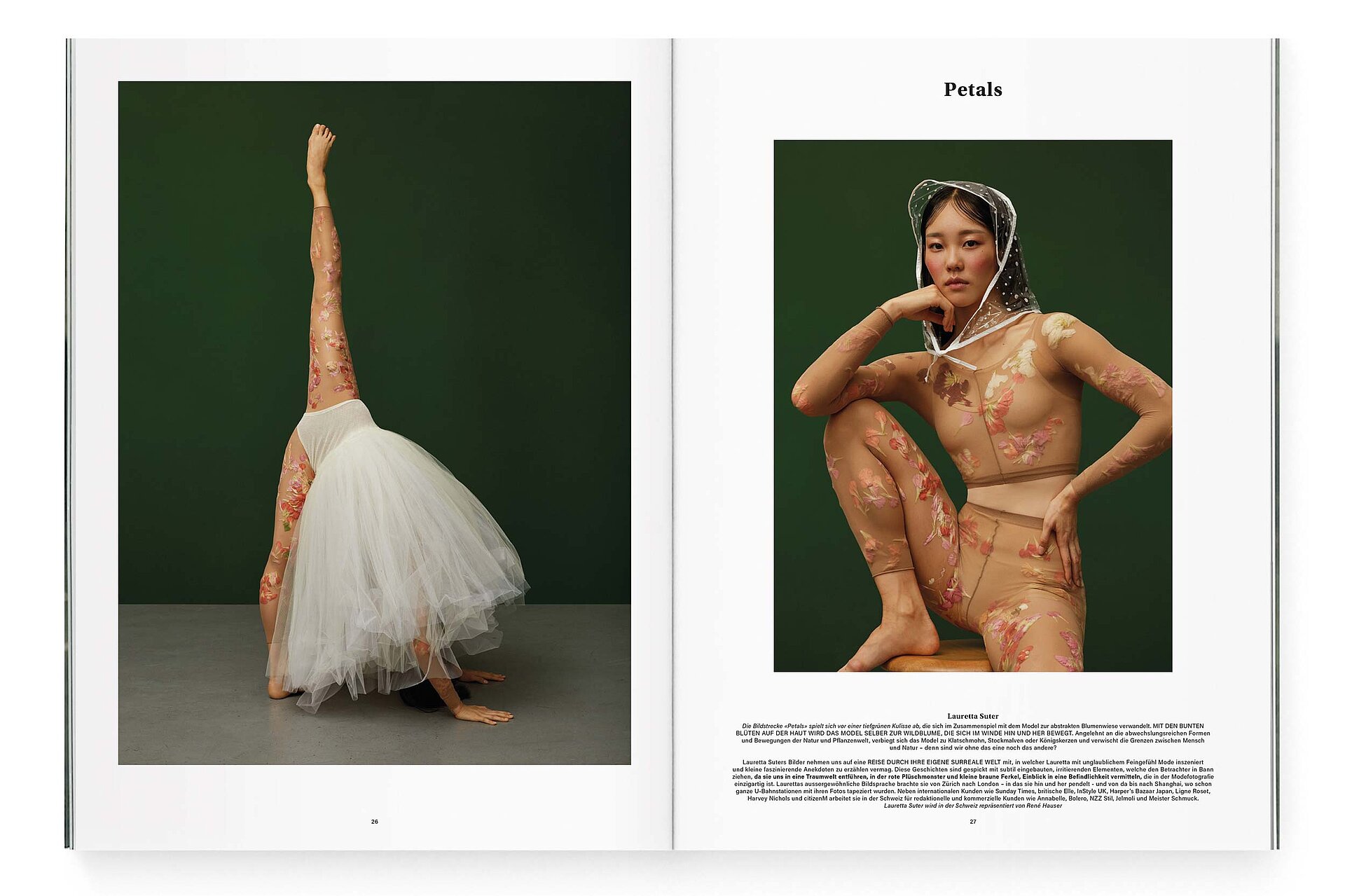 mjr magazine pages with ballerina design bern
