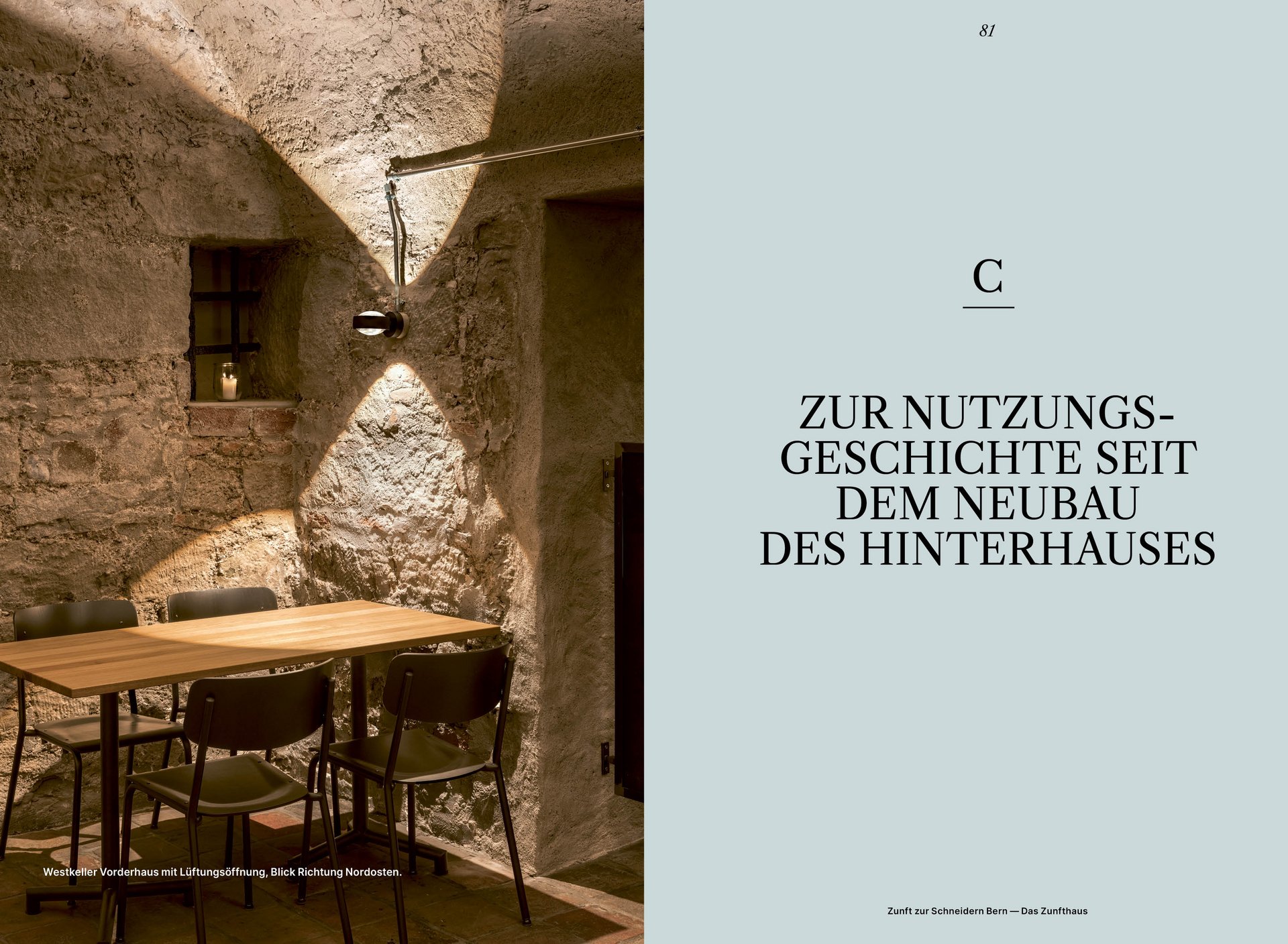 Das Zunfthaus Buch Bern Design