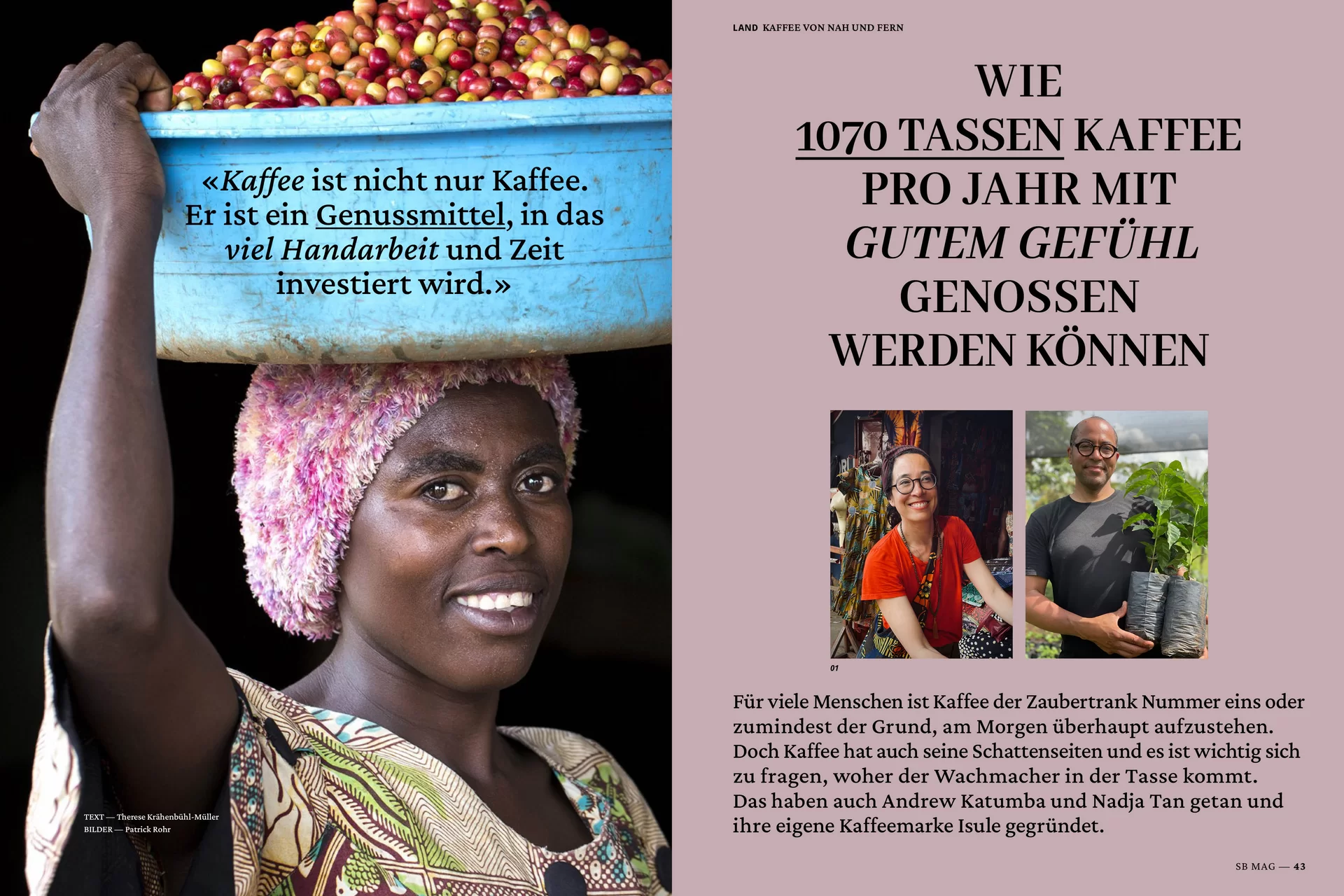 Die Schweizer Bauer Magazine Editorial Design