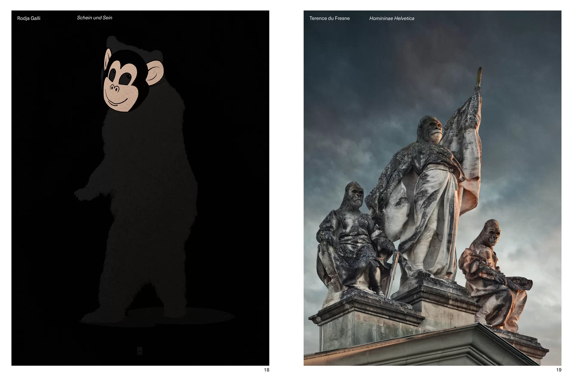 Burgerliche Ersparniskasse Bern Affen Magazin Inhalt Fotografie