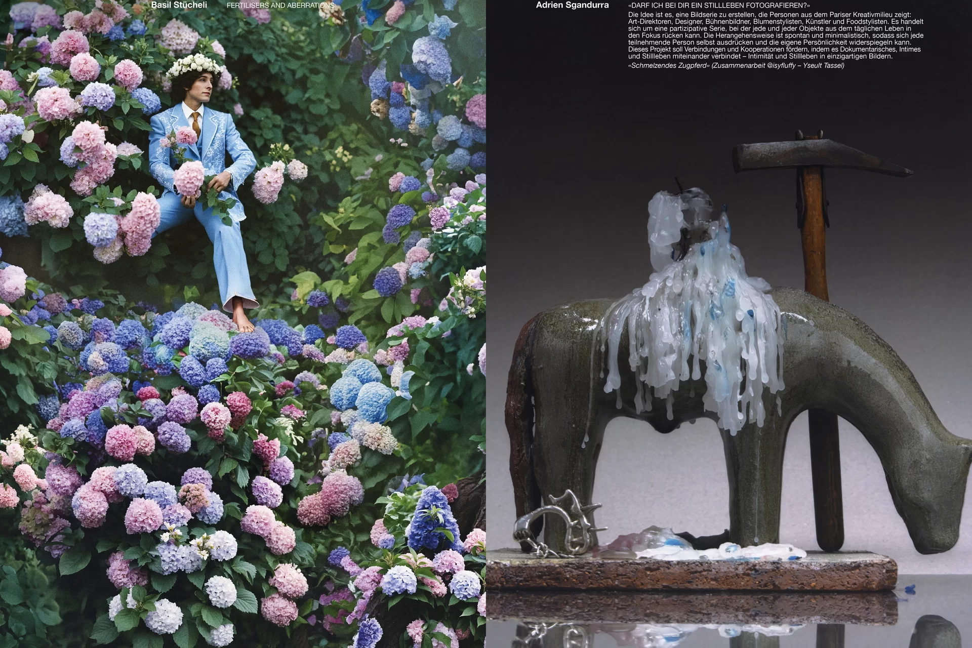 Studio Thom Pfister YES Einmalig Ausstellung Einladung Kuratiert Künstlerinnen Kunst Verkauf Swiss Grafikdesign International Art Direction Creative Direction Grossformat Magazin limitiert Cover Titelbild Inhalt Text Christof Gertsch Plakat Karte Postversand Fotografie Illustration Bunt Farbig Bildkomposition