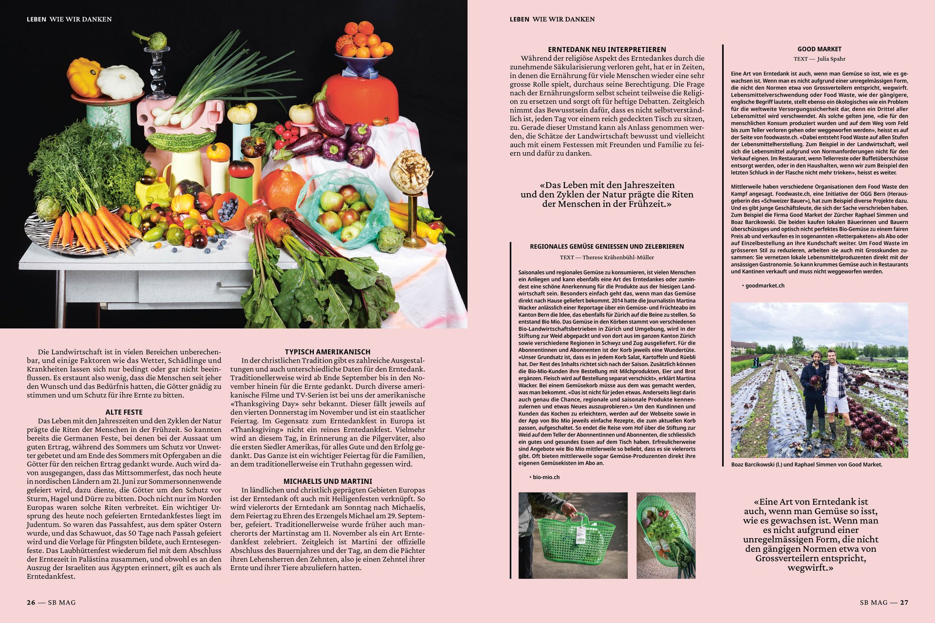 [Translate to English:] Die Schweizer Bauer Magazine Editorial Design