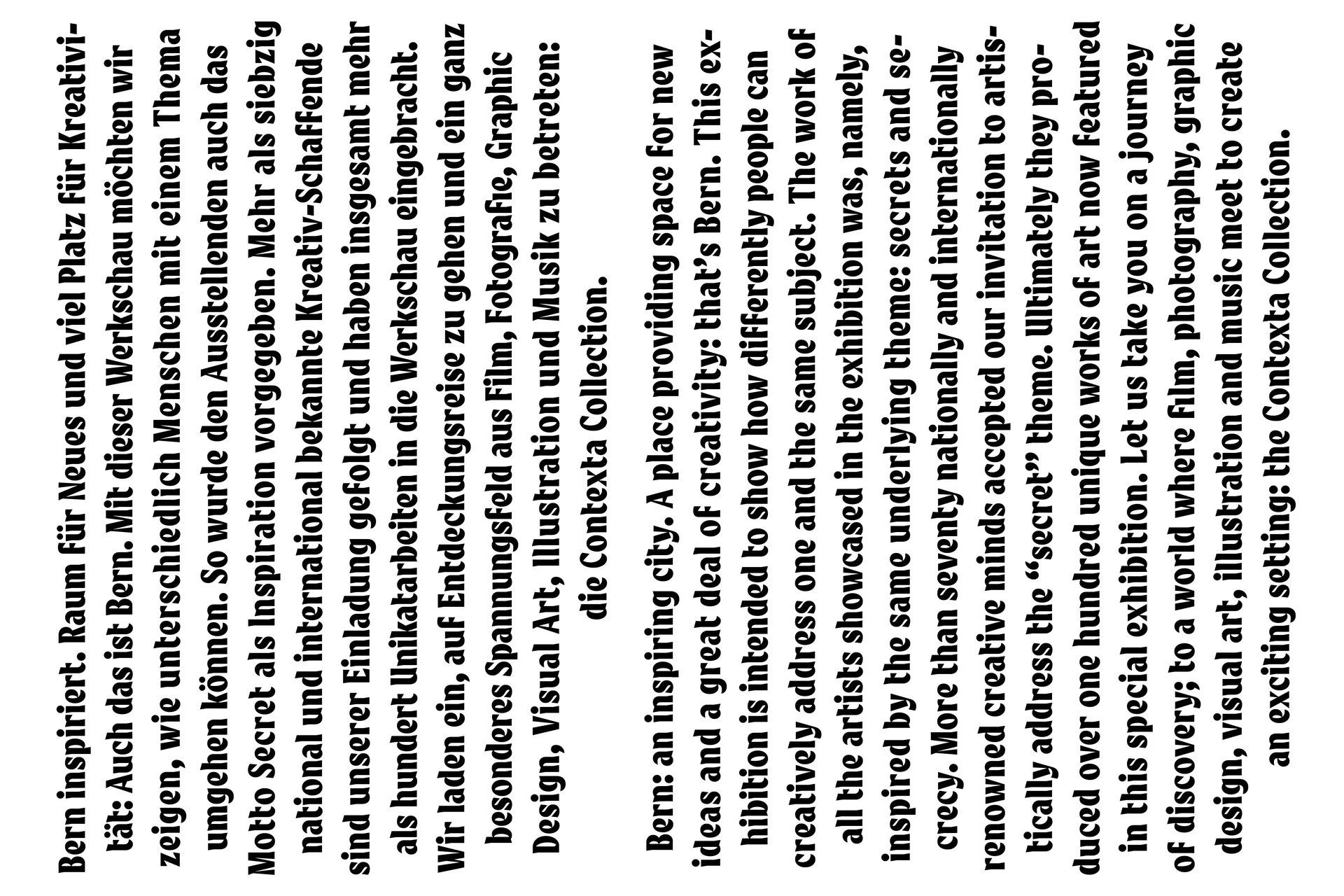 Secret Ausstellung Magazin Plakat Print Swiss Grafikdesign Art Direction Creative Direction Fotografie Illustration Bunt Text Typographie Bildkomposition 