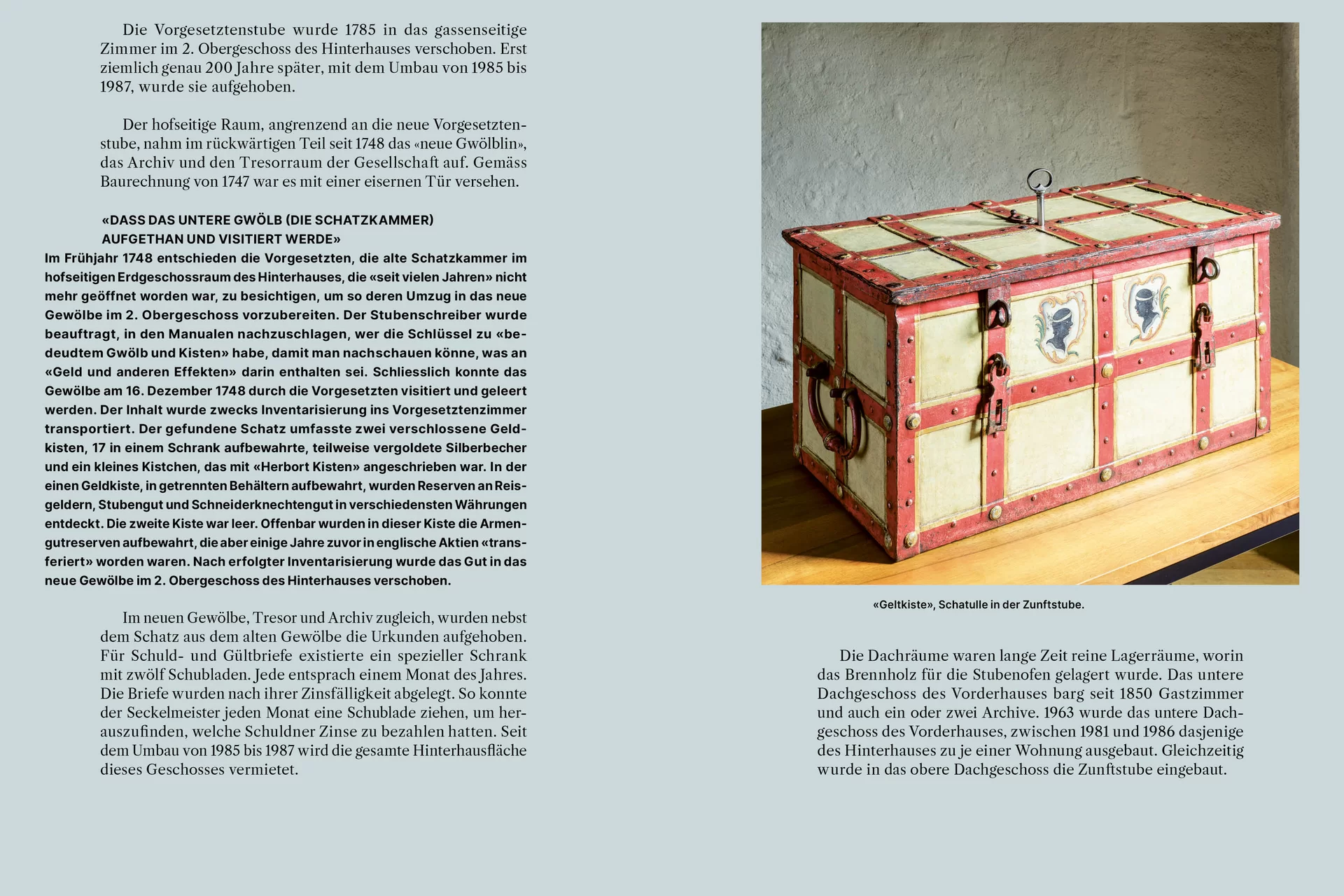 Das Zunfthaus Buch Bern Design