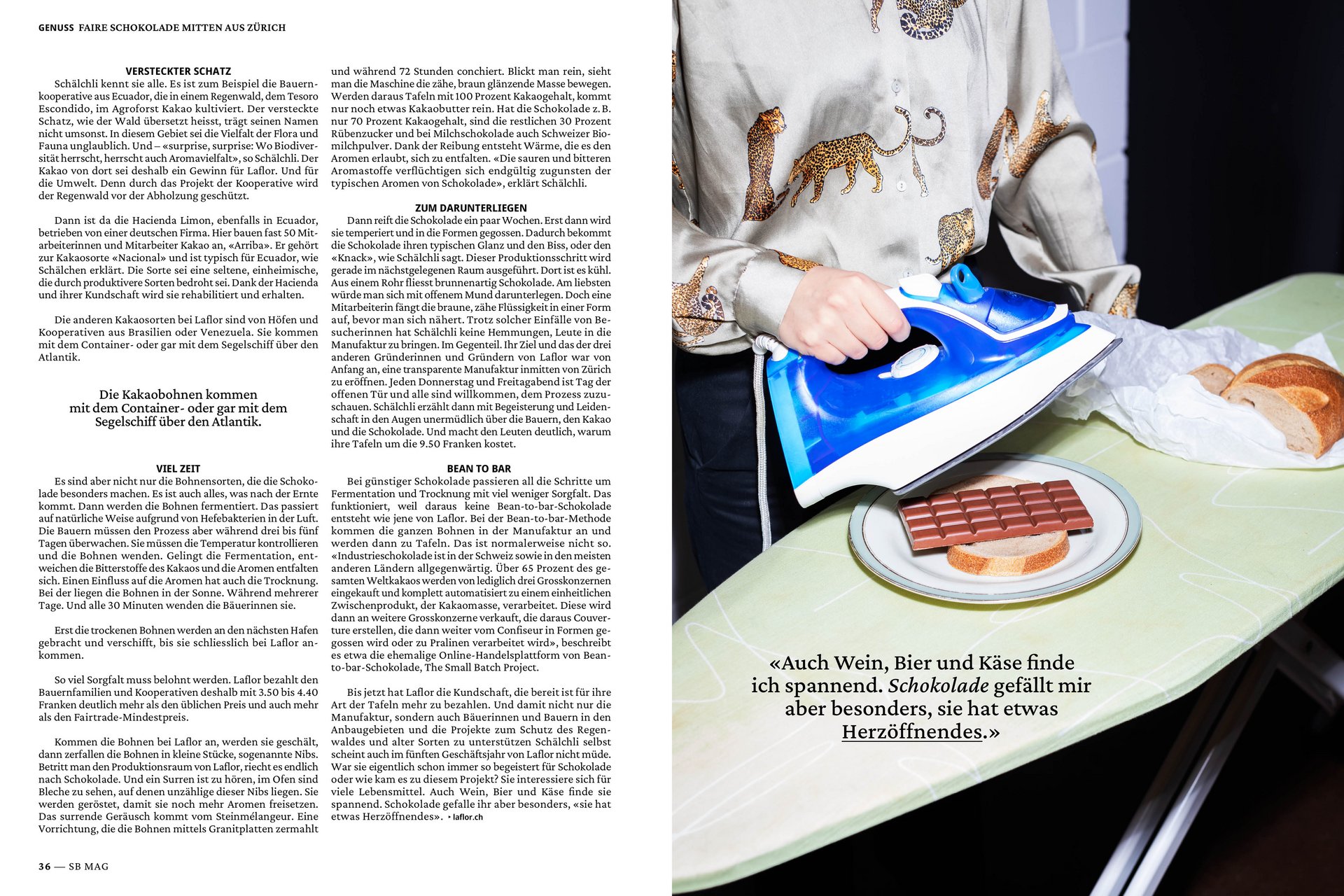 [Translate to English:] Die Schweizer Bauer Magazine Editorial Design