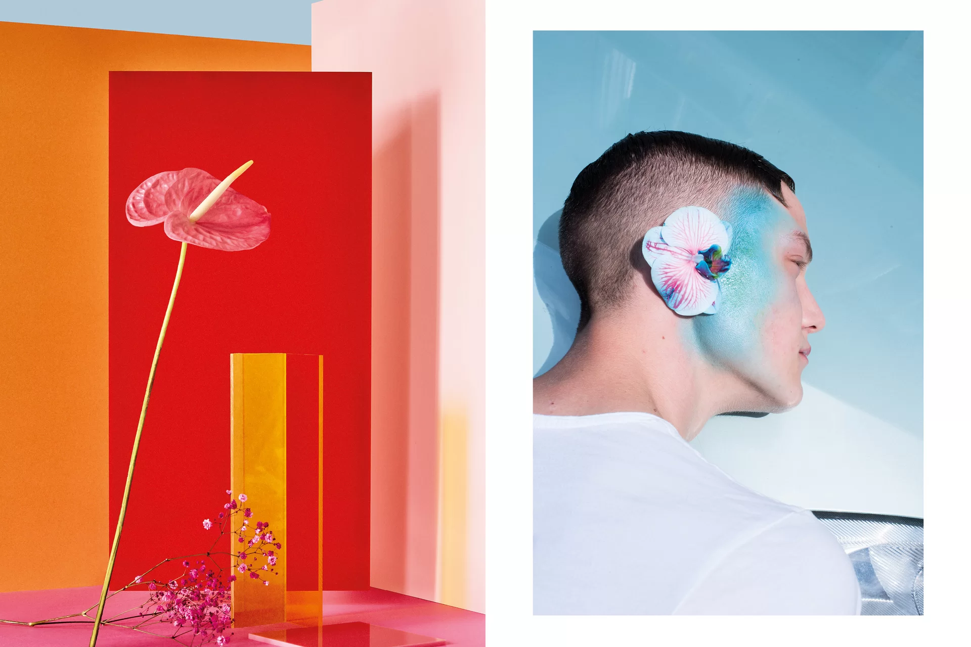 MJR Melanie JeanRichard Blühende Fantasie Mediterran Floristin Blumen Blumenwelt Angepasstes Branding Plakat Cover Print Swiss Grafikdesign Art Direction Creative Direction Fotografie Illustration Bunt Farbig Bildkomposition