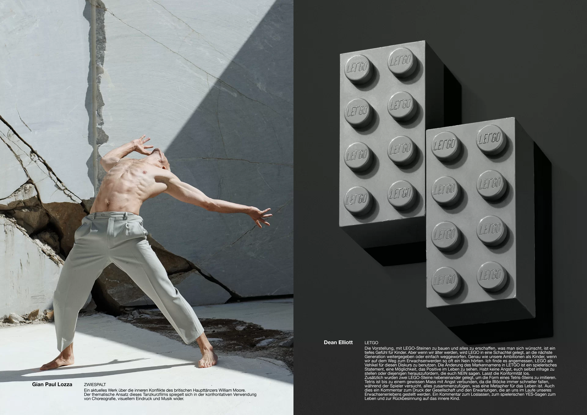 [Translate to English:] Studio Thom Pfister YES Einmalig Ausstellung Einladung Kuratiert Künstlerinnen Kunst Verkauf Swiss Grafikdesign International Art Direction Creative Direction Grossformat Magazin limitiert Cover Titelbild Inhalt Text Christof Gertsch Plakat Karte Postversand Fotografie Illustration Bunt Farbig Bildkomposition