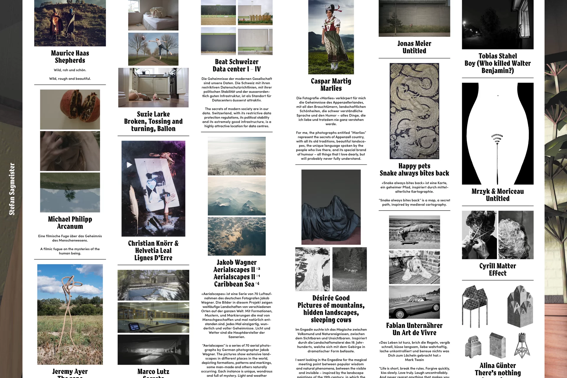 Secret Ausstellung Magazin Plakat Print Swiss Grafikdesign Art Direction Creative Direction Fotografie Illustration Bunt Text Typographie Bildkomposition 